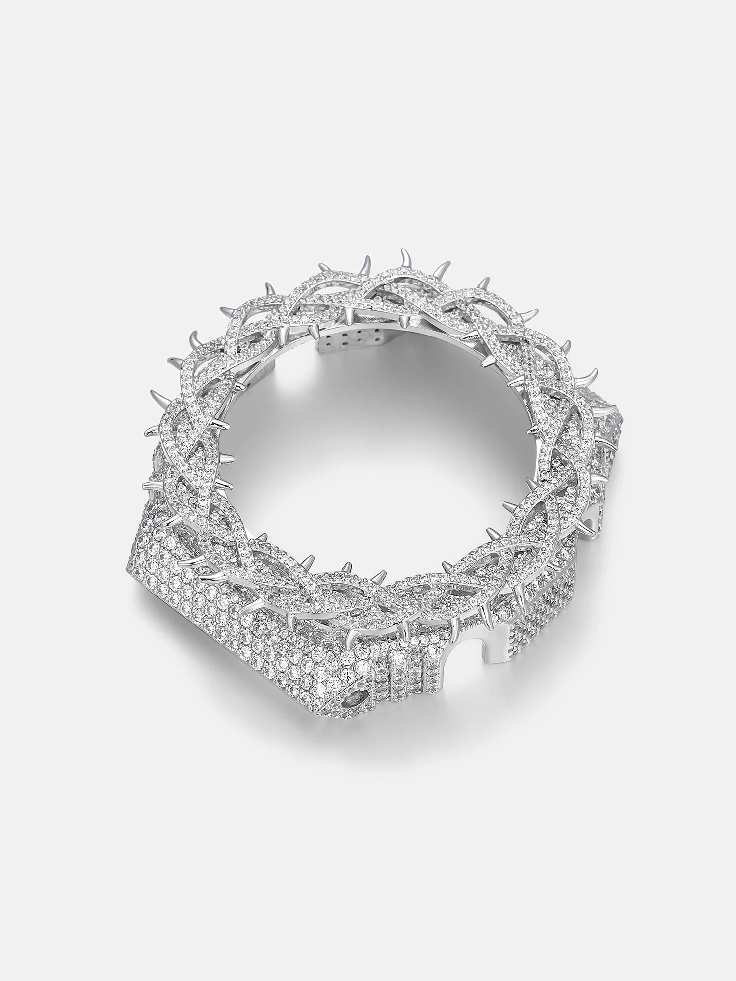 Iced Out Thorns Moissanite Bezel For GA-2100 Watch - Image 6