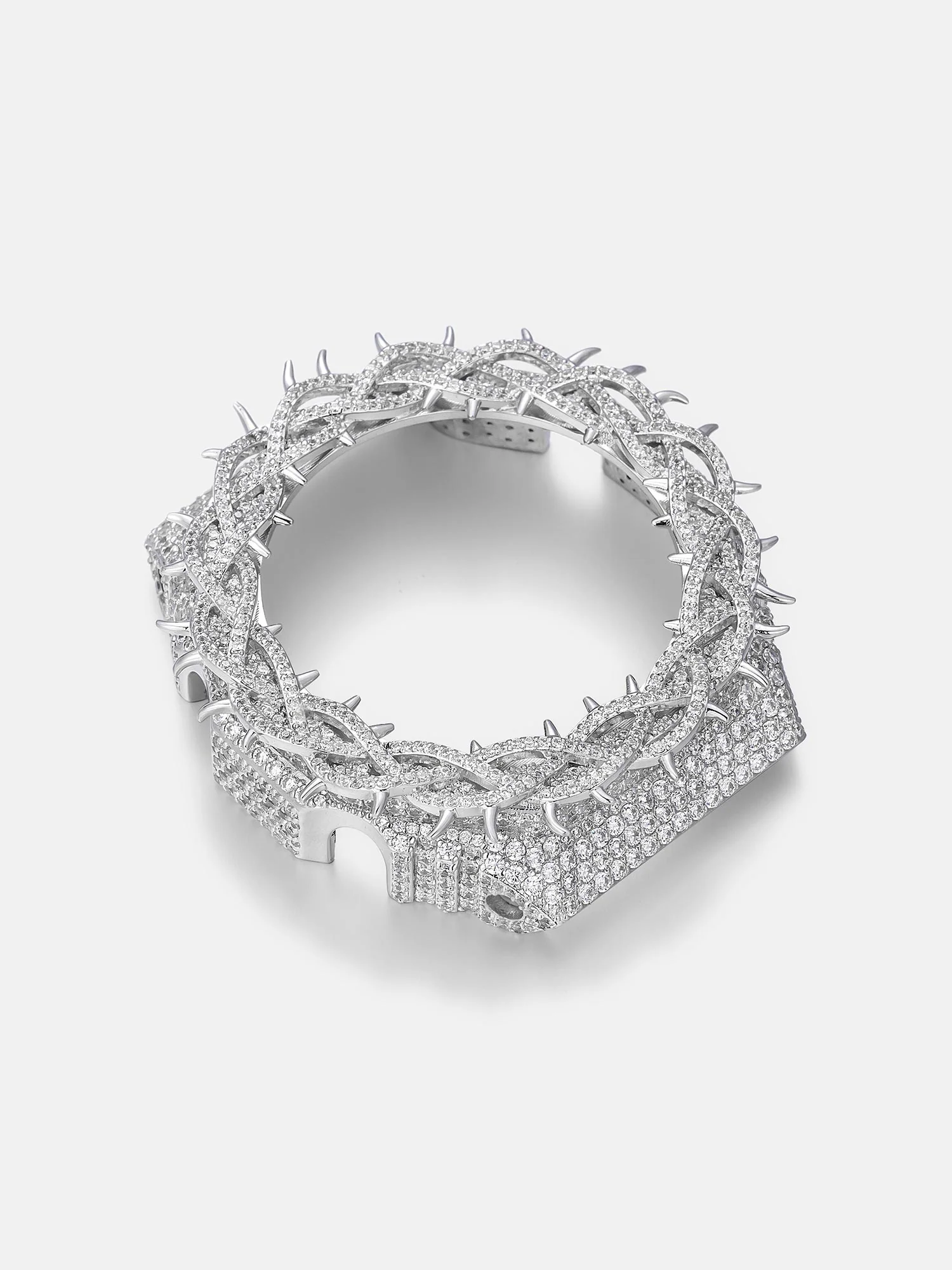 Iced Out Thorns Moissanite Bezel For GA-2100 Watch - Image 7