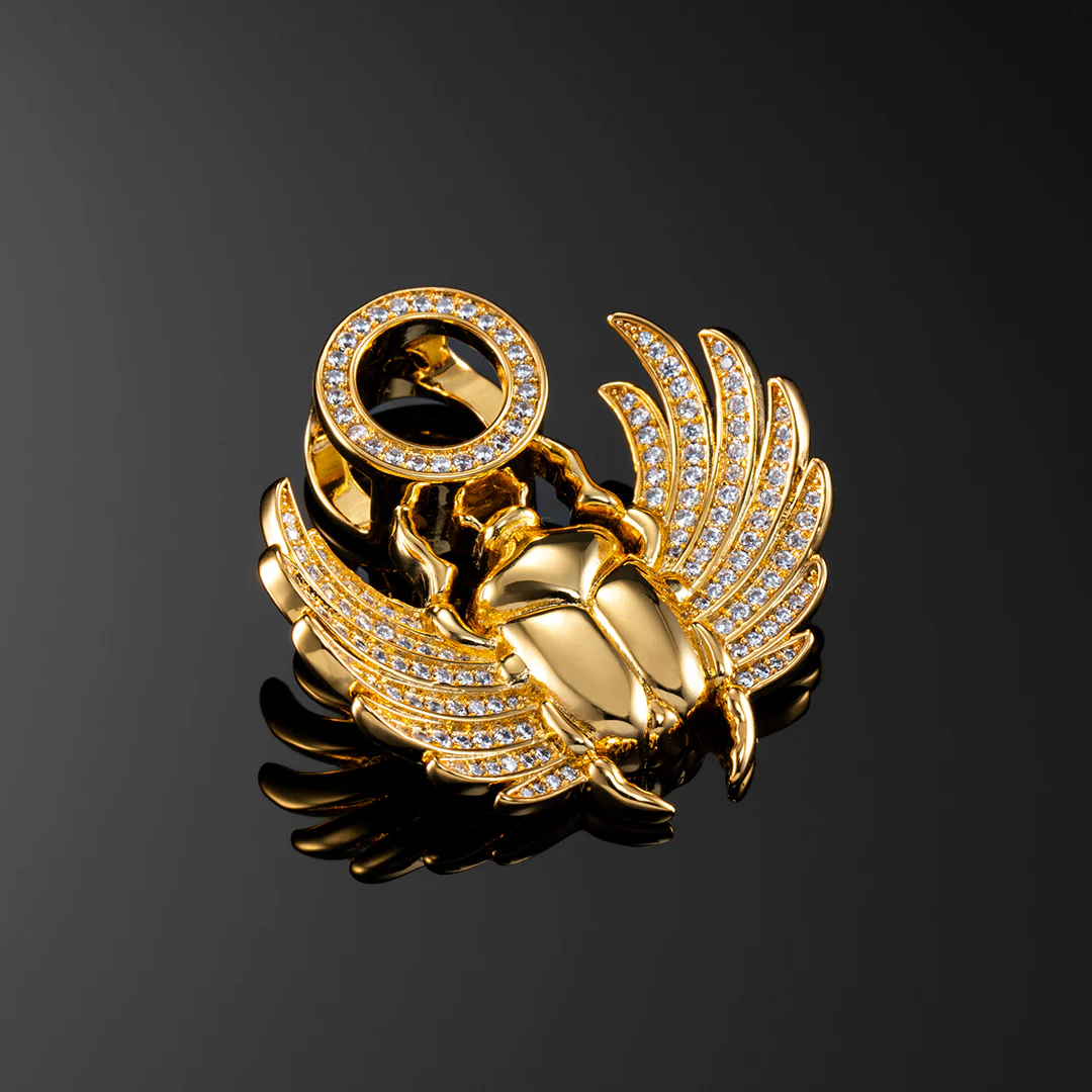 Iced Scarab Beetle Pendant - Image 3