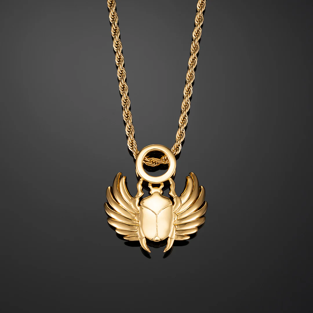 Iced Scarab Beetle Pendant - Image 4