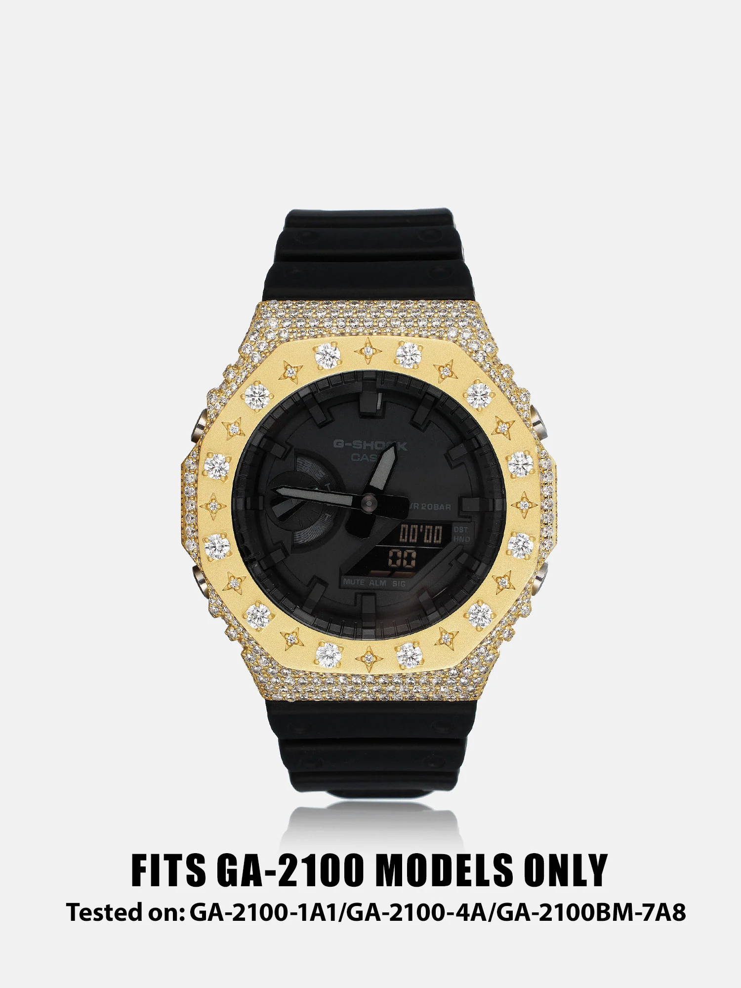 Iced Star Moissanite Case For GA-2100 Watch - Image 2