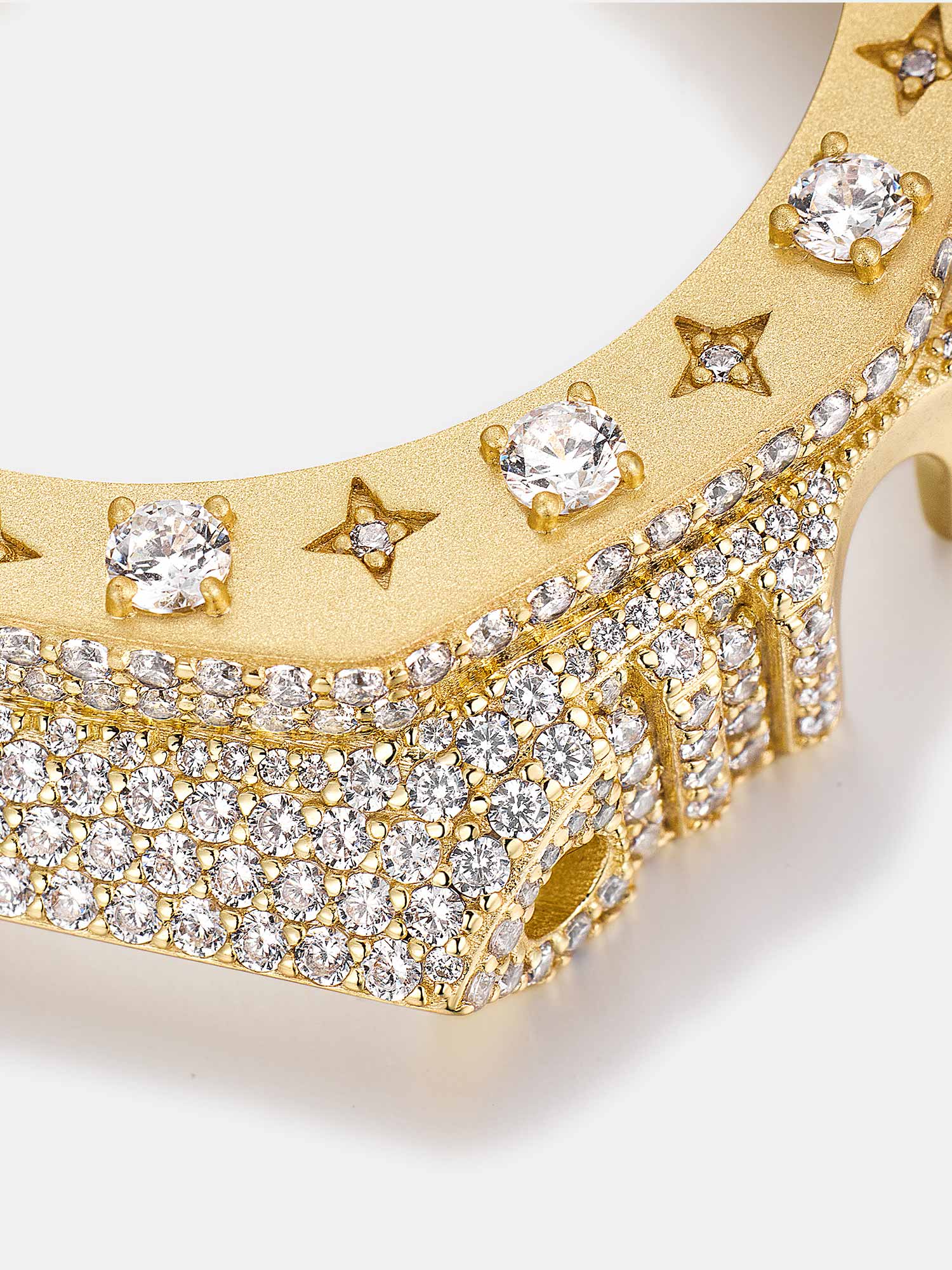 Iced Star Moissanite Case For GA-2100 Watch - Image 9