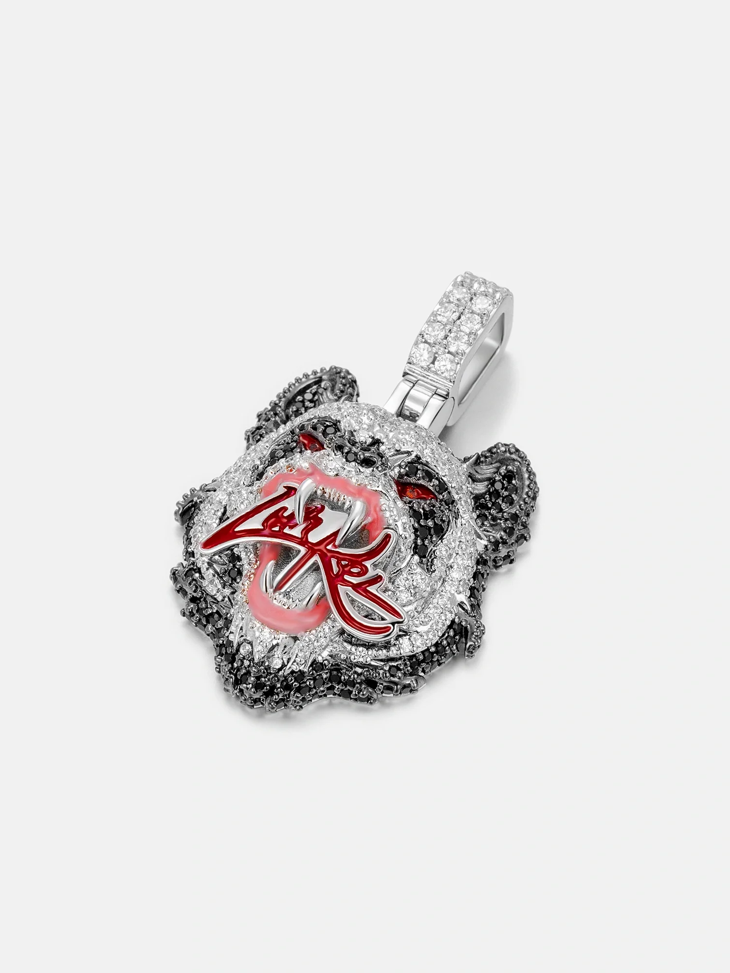 iCEGIANT X LUHKEL Moissanite Tiny Enamel Penda Pendant - Image 5