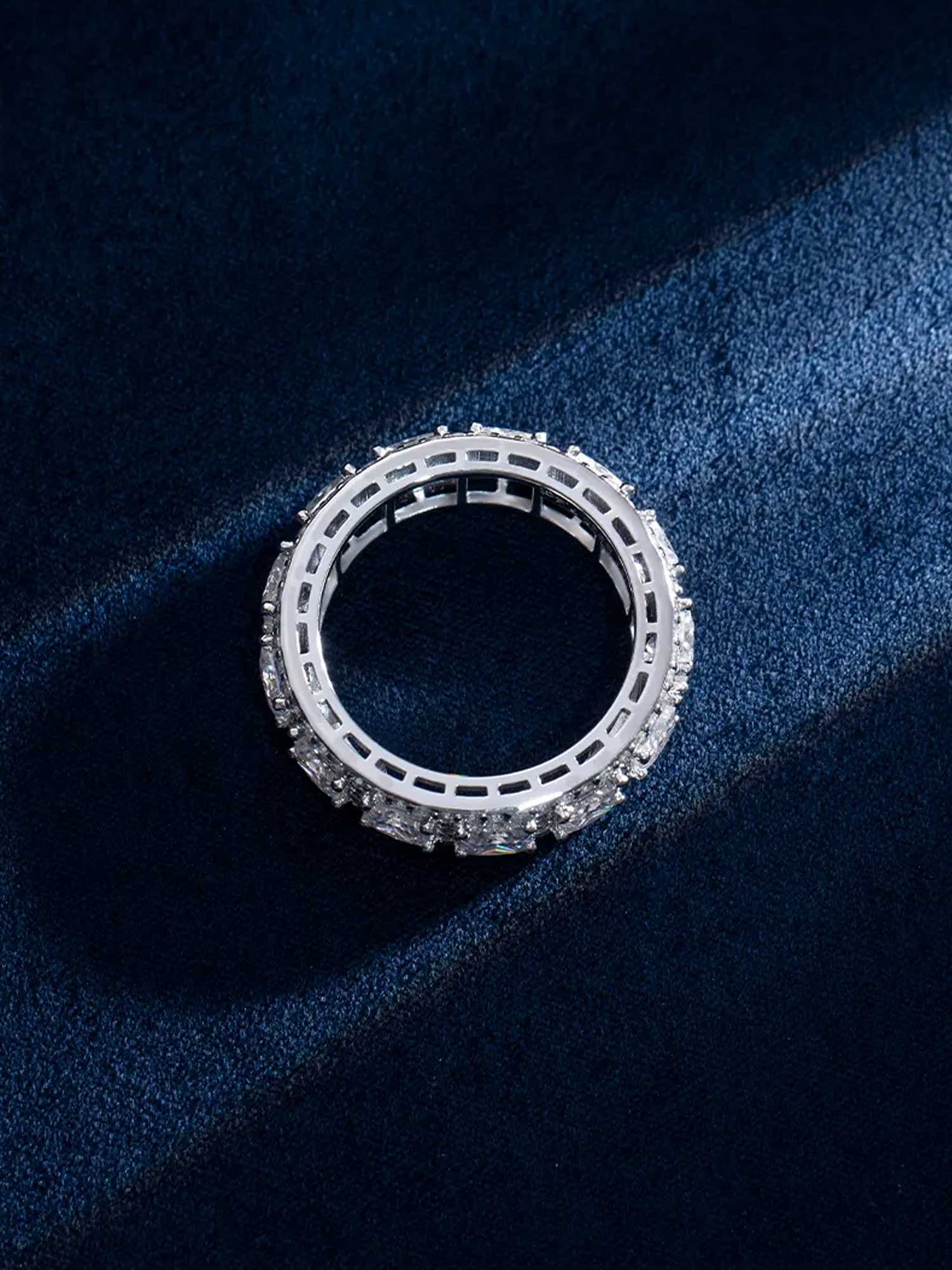 Iconic Princess Cut Halo Ring - Image 5