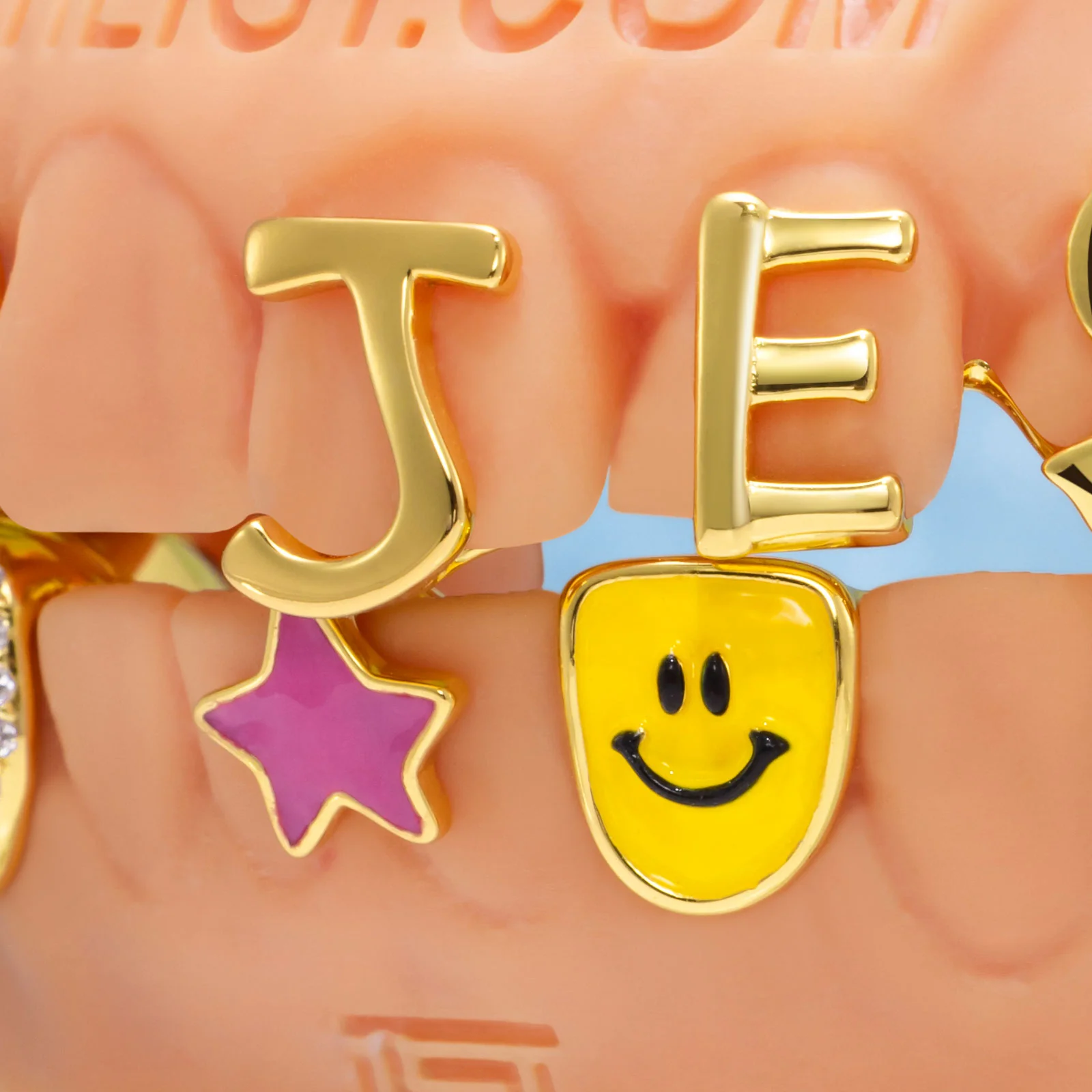 Jesus Name Opal Star Grillz - Image 3