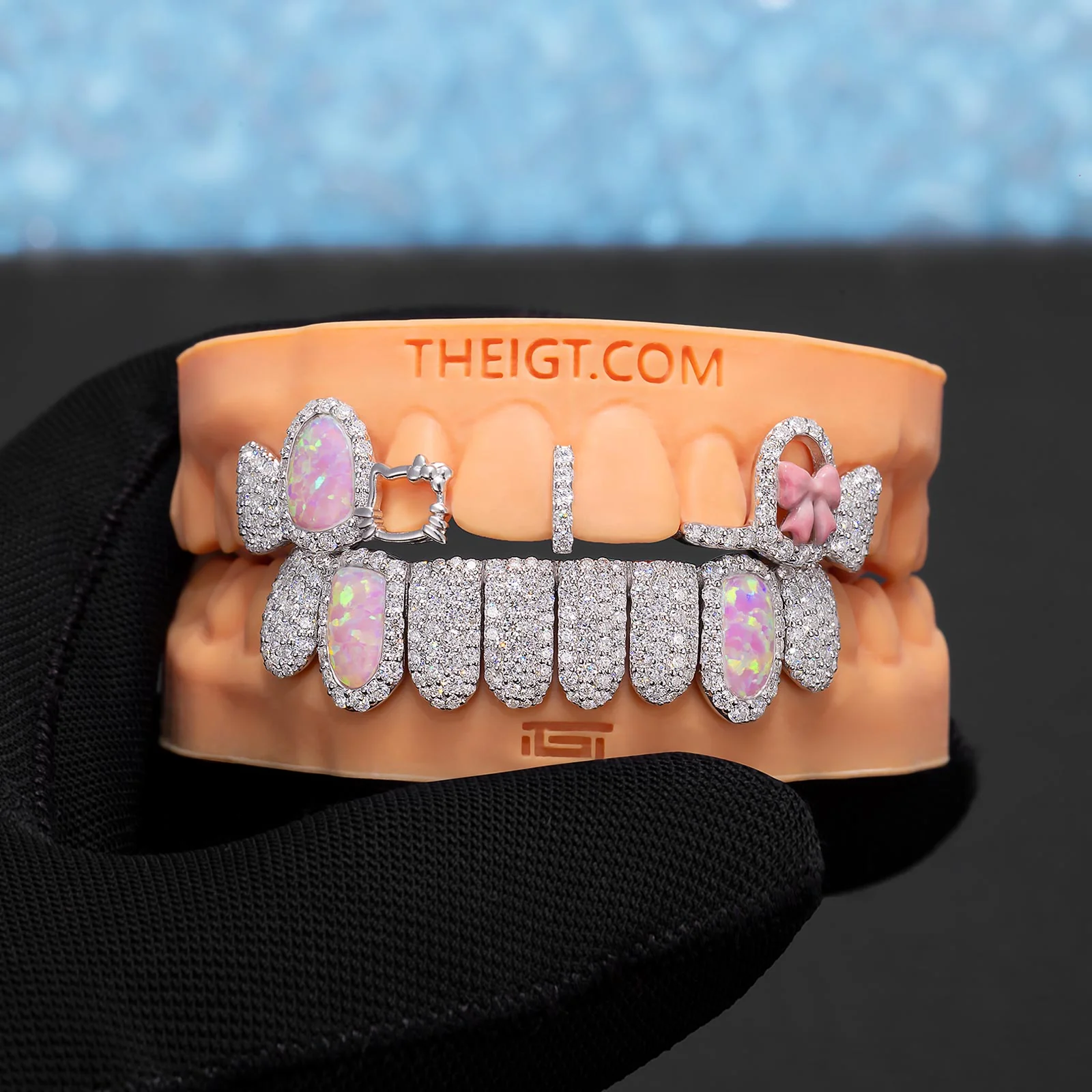 Kitty Ribbon Opal Fangs Set - Image 7