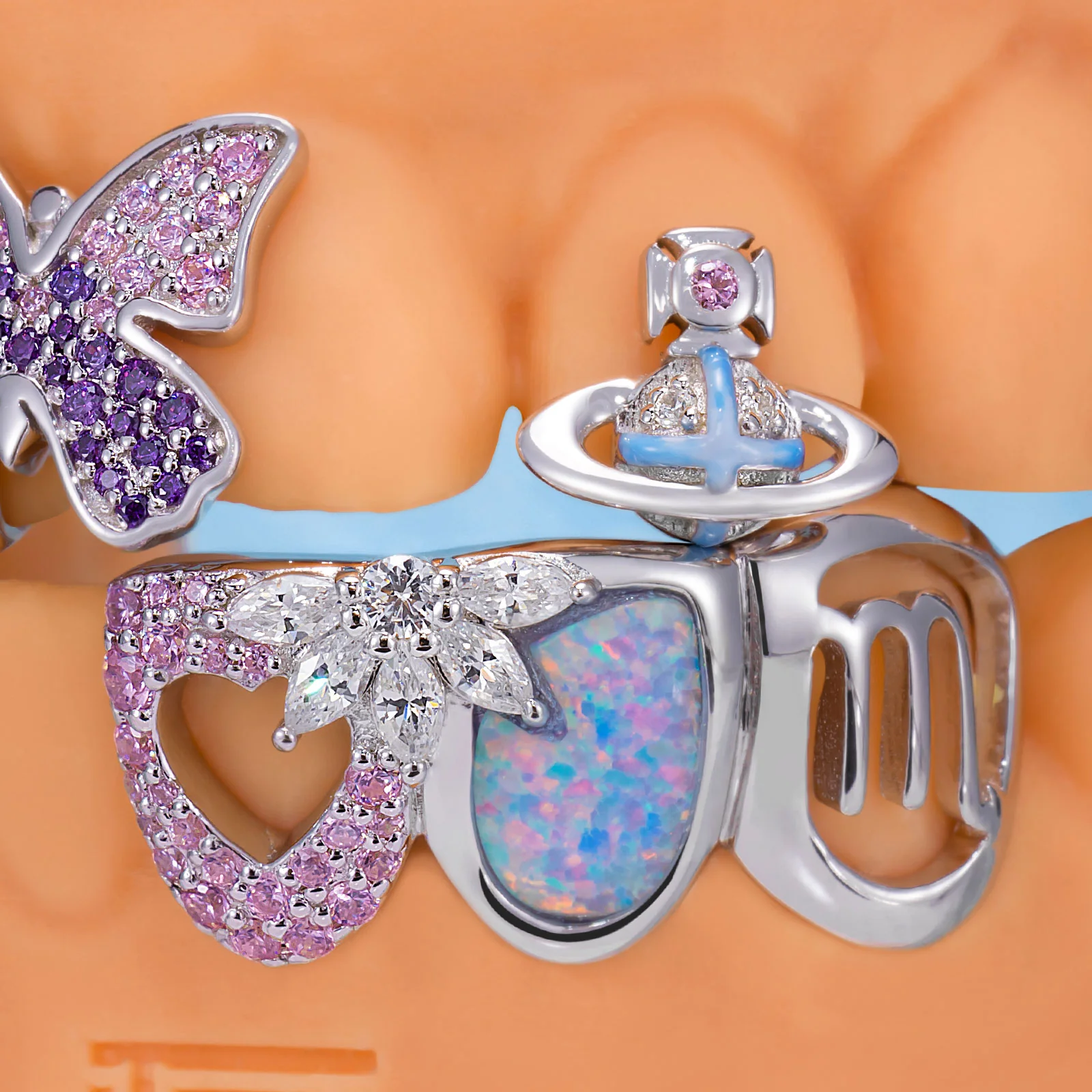 Lavender Celestial Scorpion Grillz - Image 4