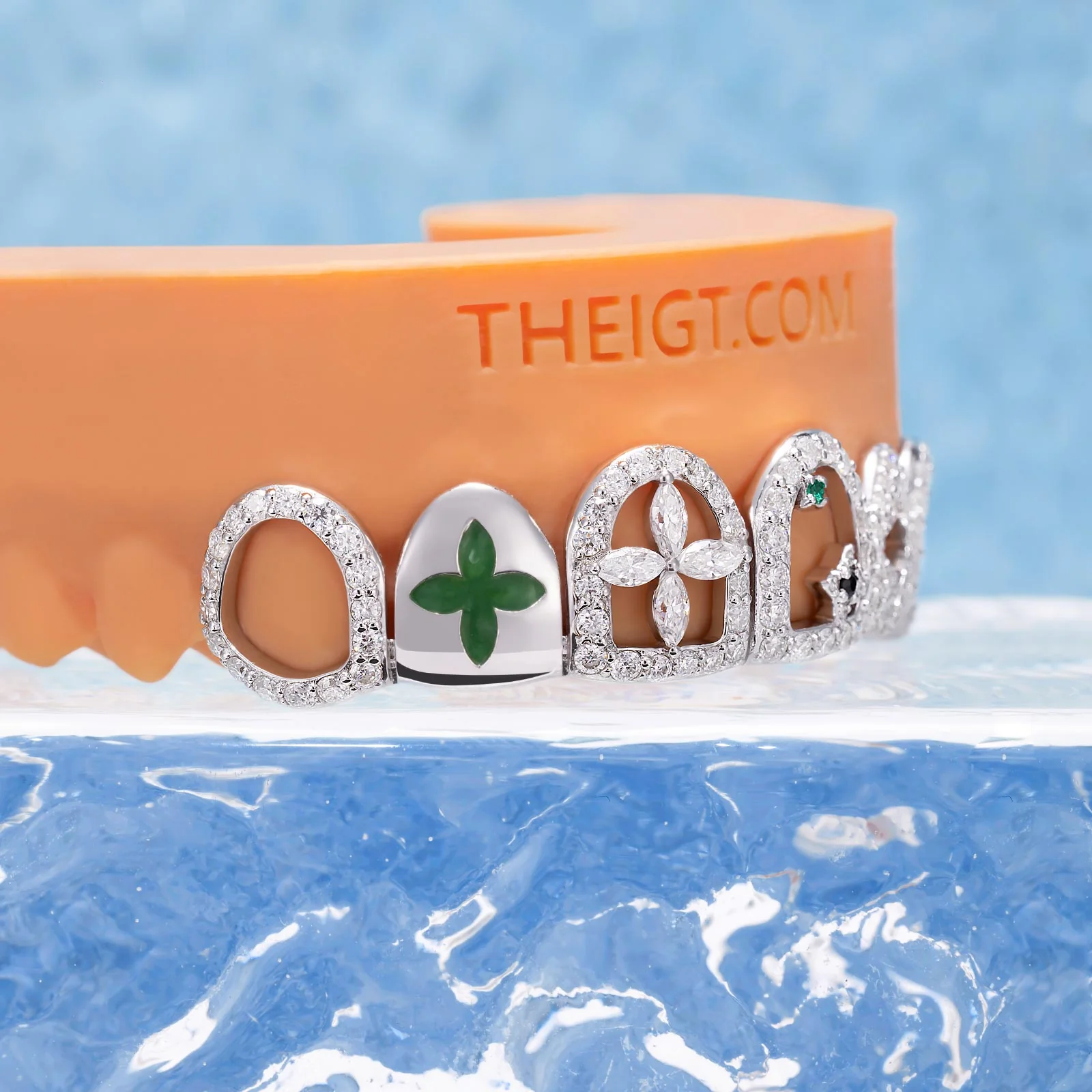 Limited Edition Clover Open Grillz ICEGIANT x Illusivepixels - Image 4