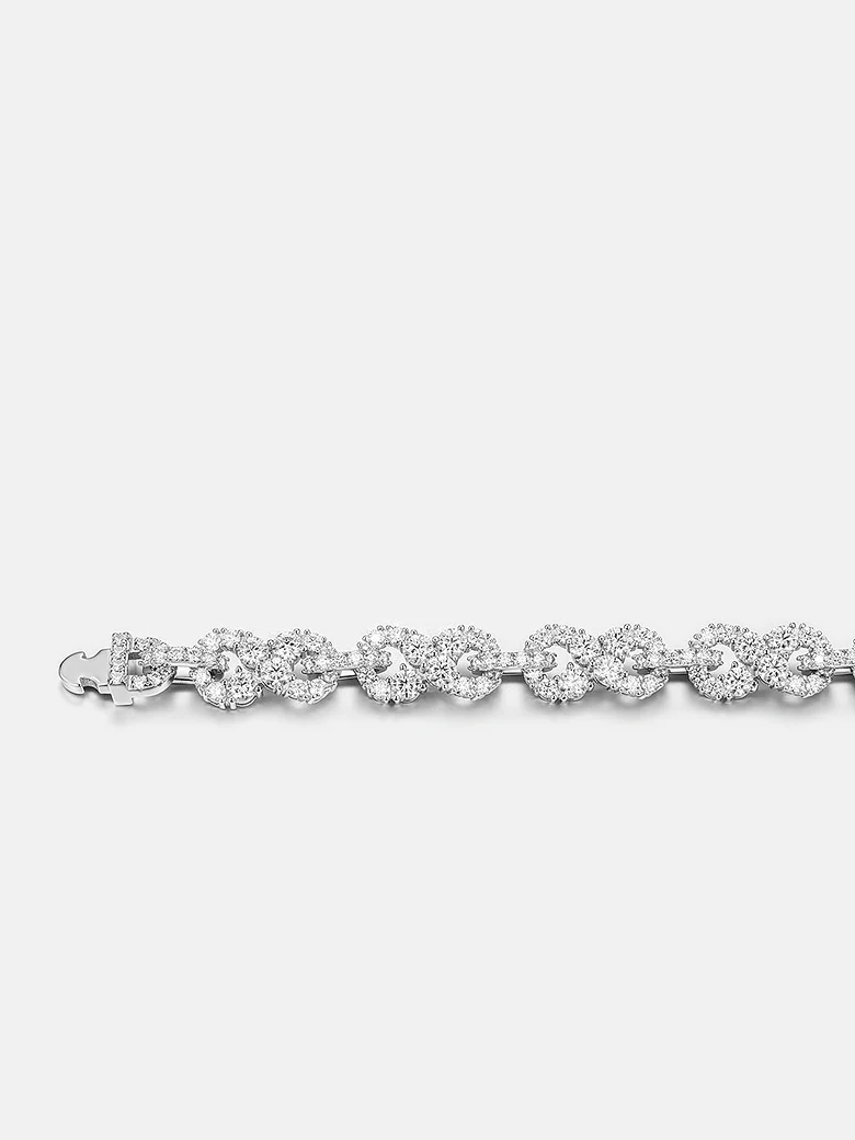 10MM Moissanite Infinity Link Chain Or Bracelet - Image 6