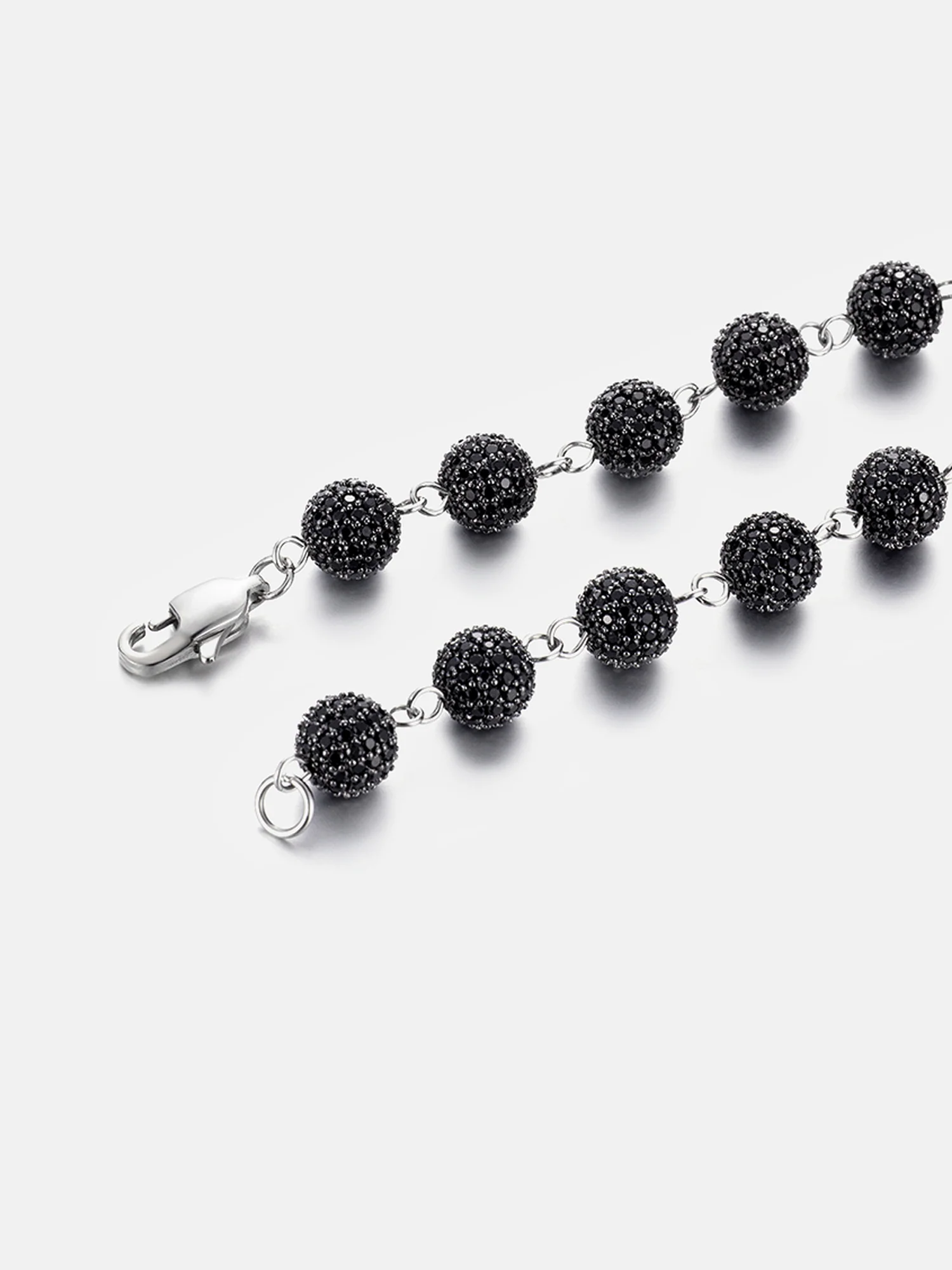 Made To Order 8MM Black Moissanite Ball Chain - Image 3