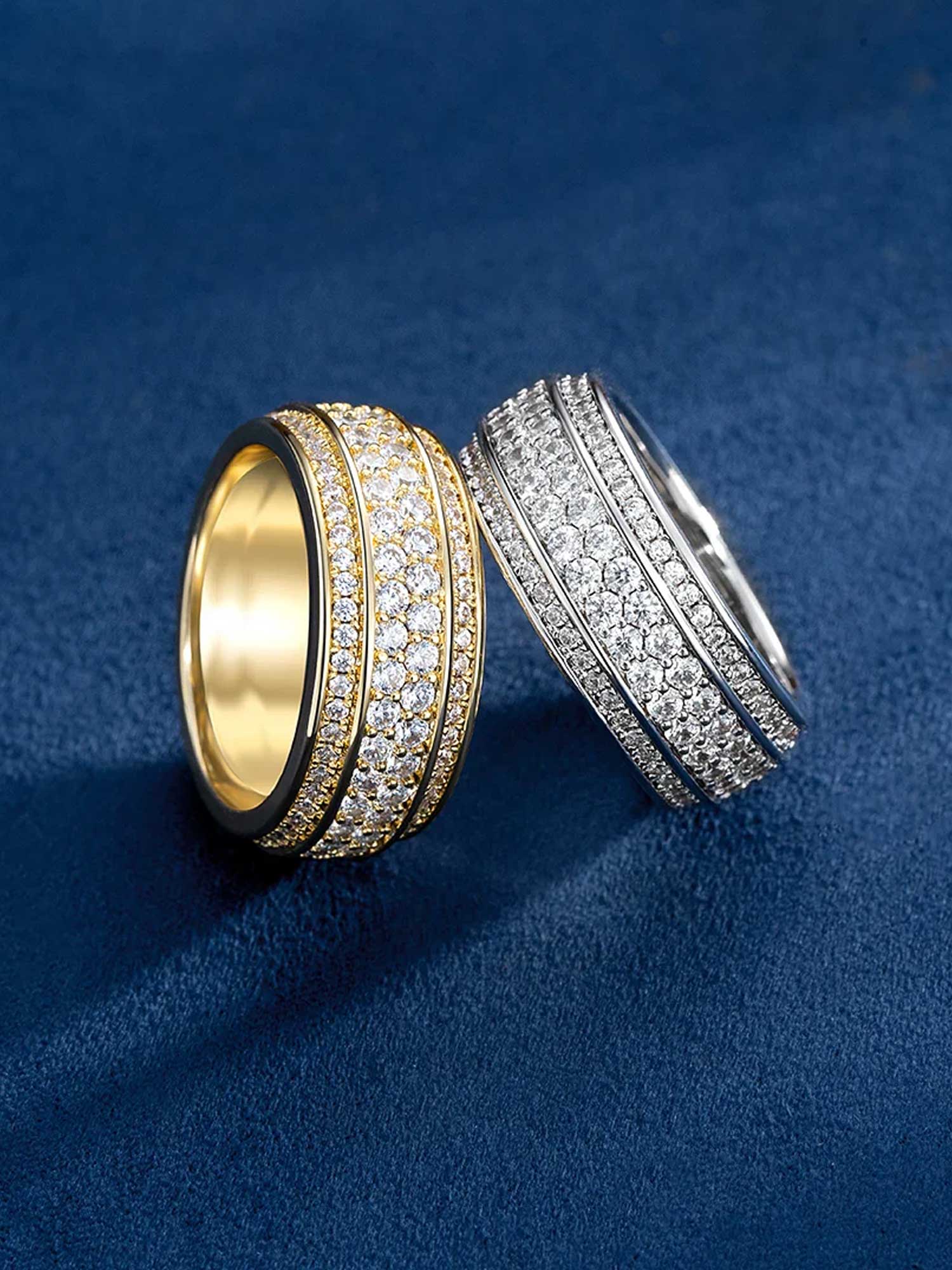 Round Cut Moissanite Enlacement Ring - Image 5