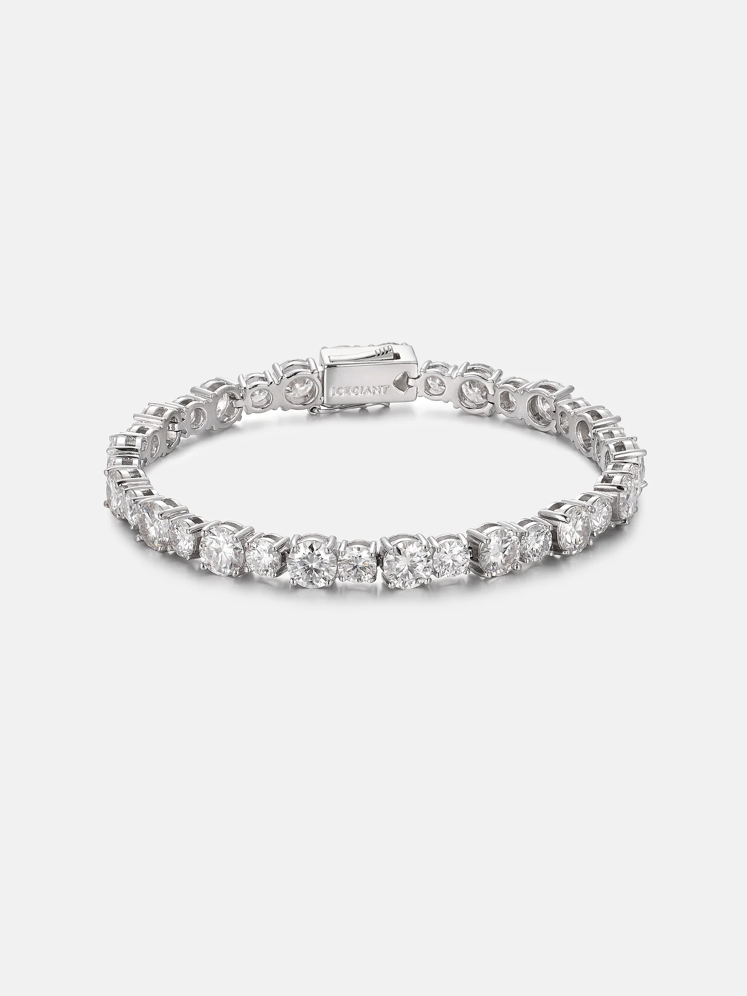 Mixed Size 6.5MM Moissanite Tennis Bracelet