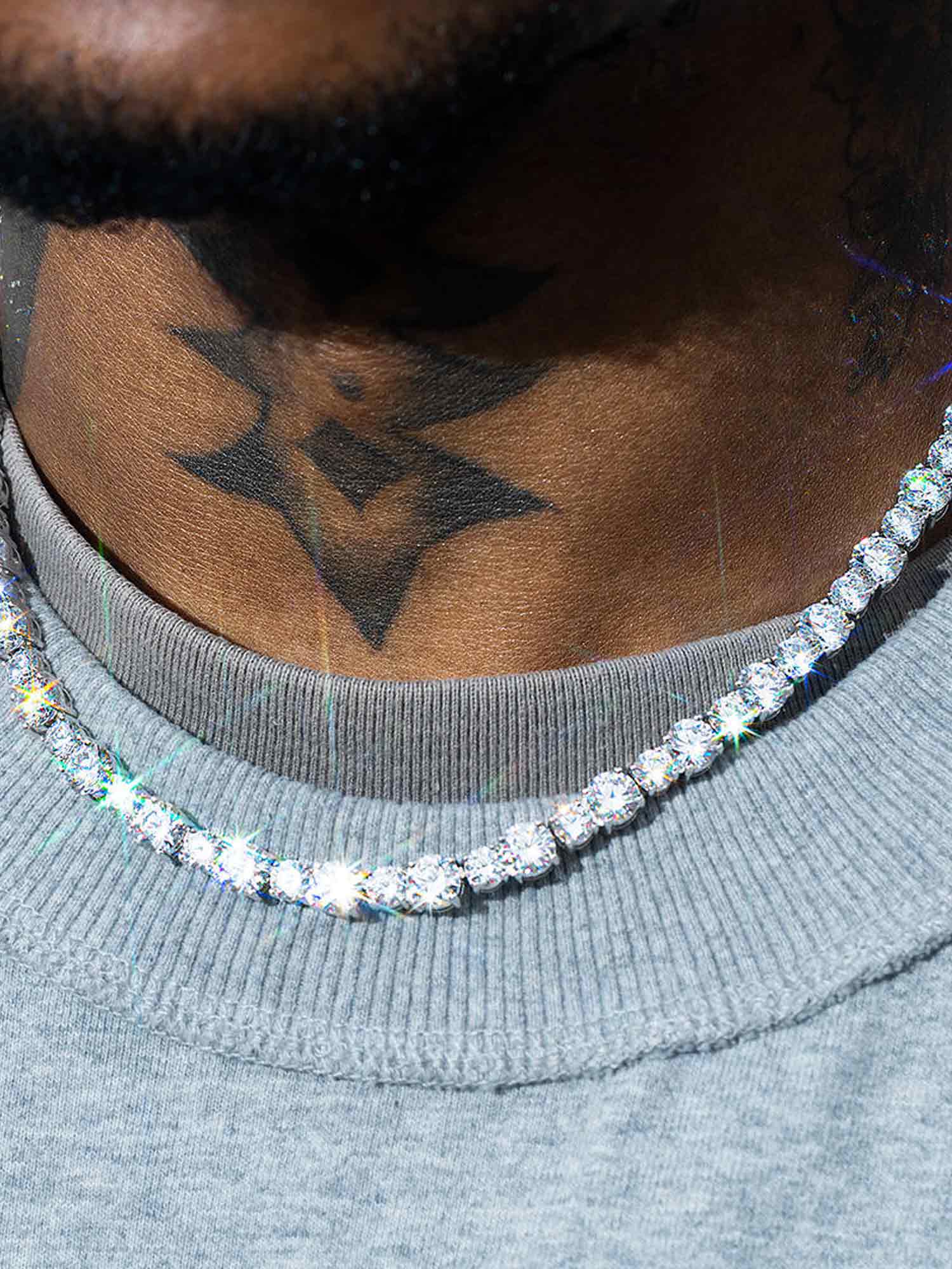 Mixed Size 6.5MM Moissanite Tennis Bracelet - Image 6