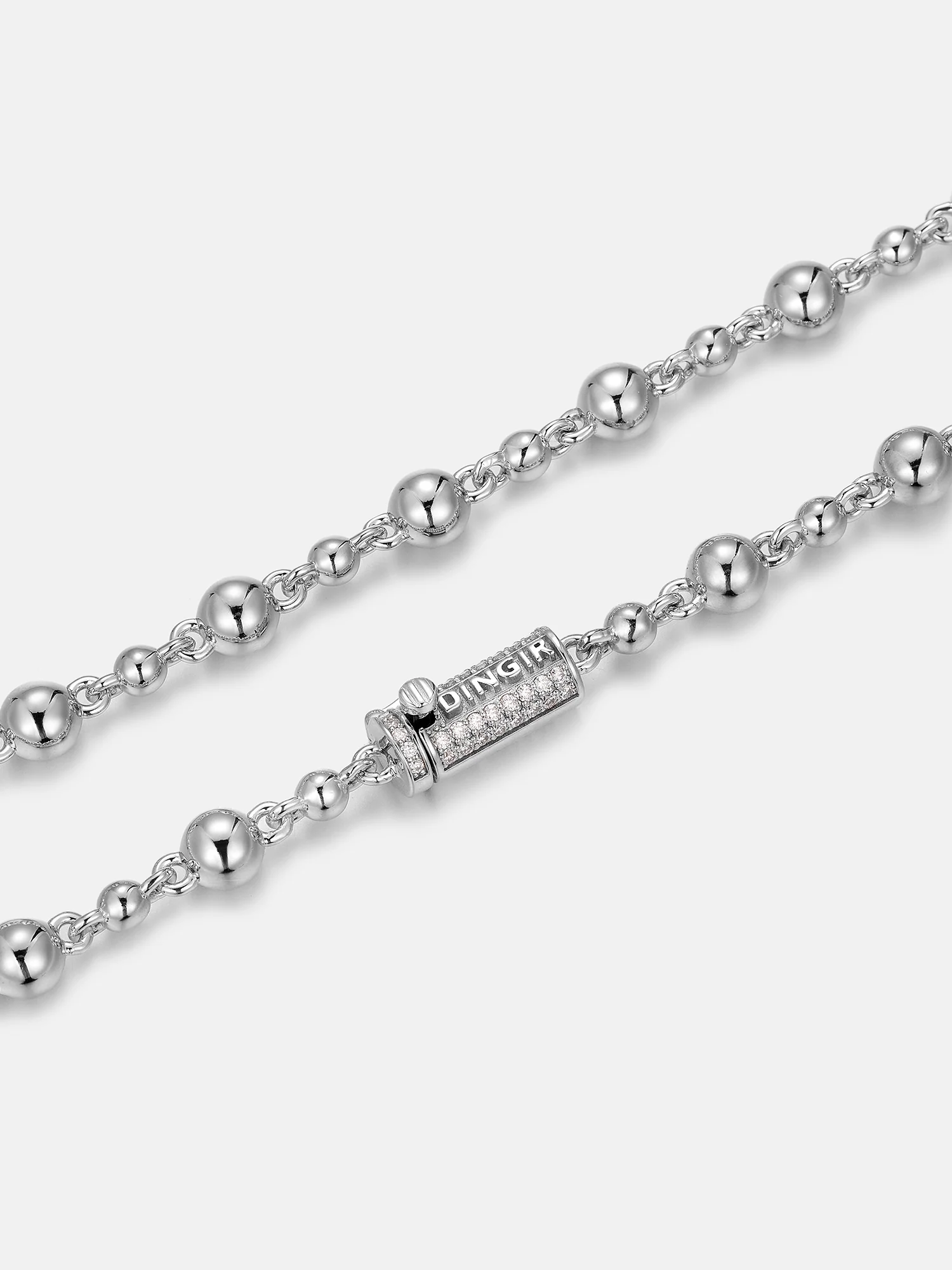Mixed Size Plain Round Bead Chain - Image 2