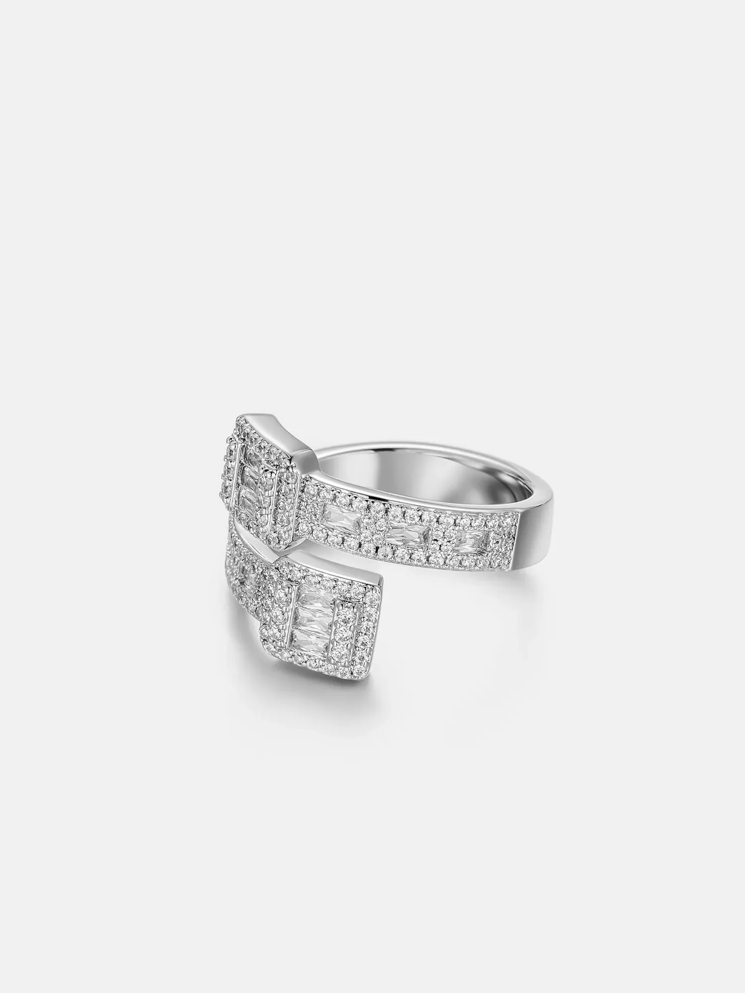 Moissanite Baguette Designer Ring - Image 4