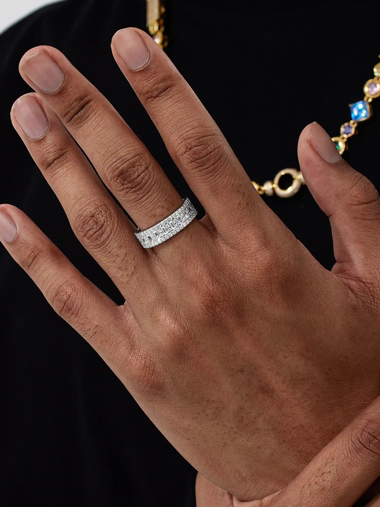 Moissanite Band Ring 1.5ctw - Image 4