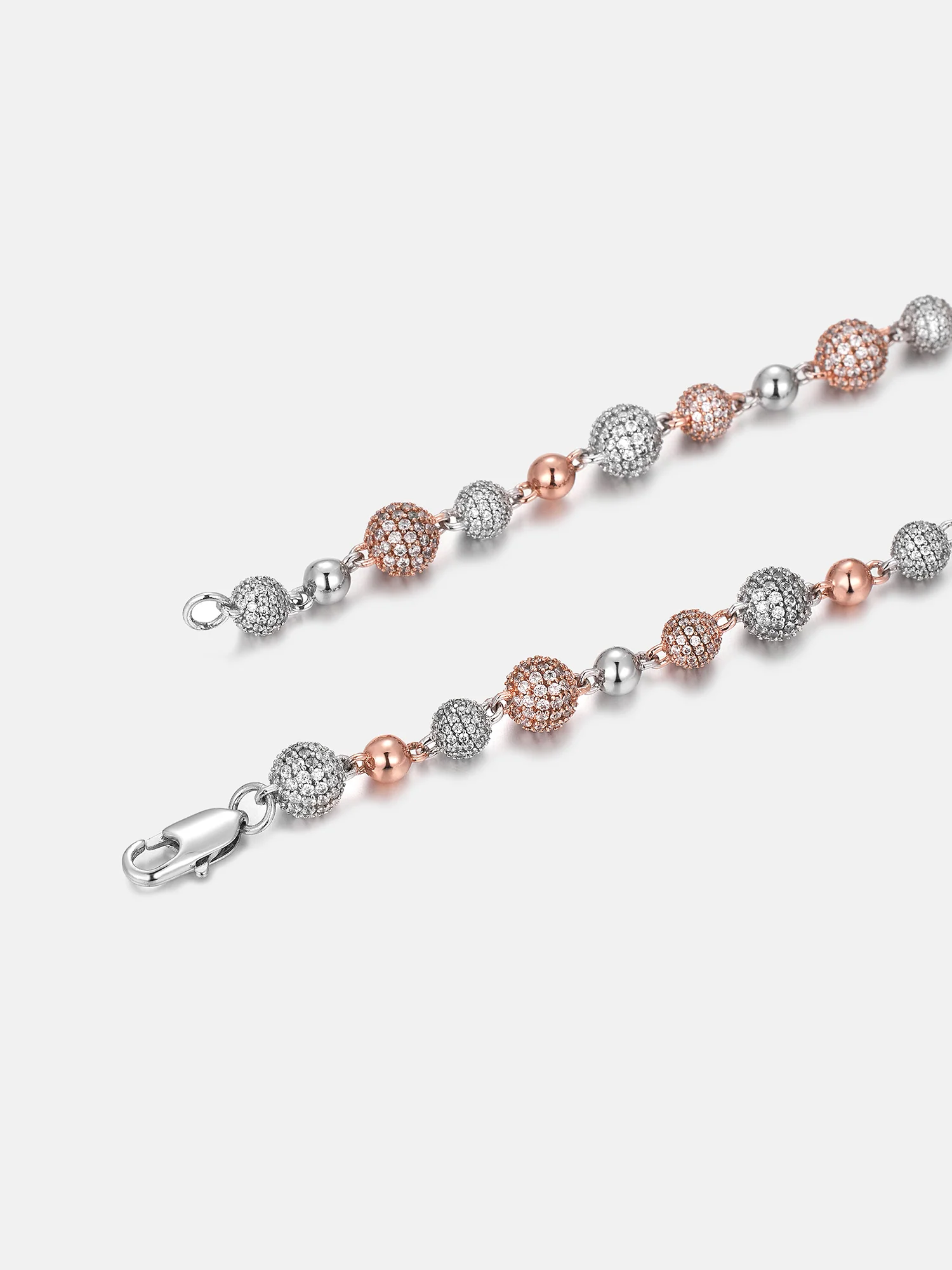Made To Order Moissanite Iced Ball Chain Or Bracelet - Image 3