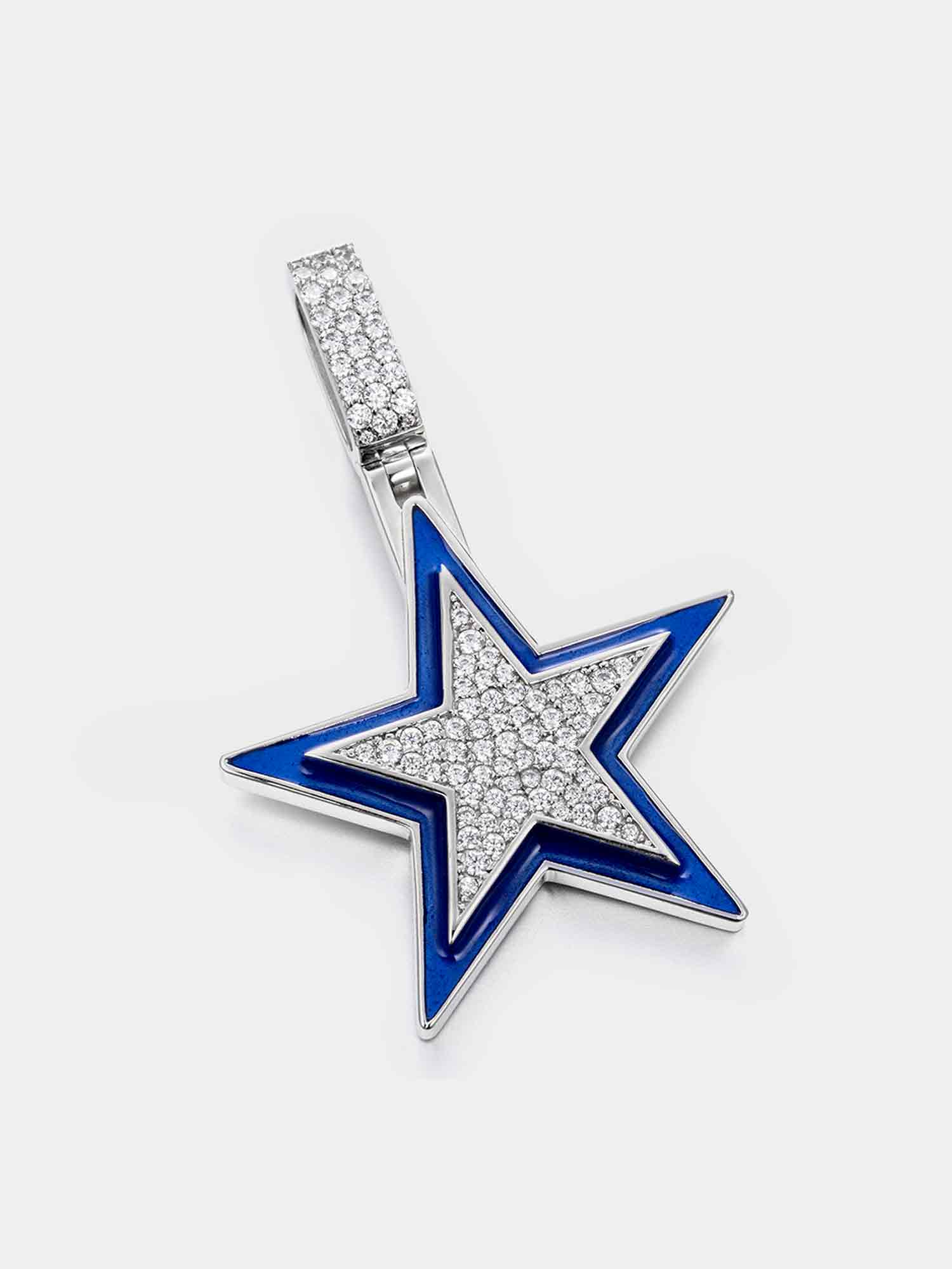 Moissanite Pentagram Pendant - Image 2