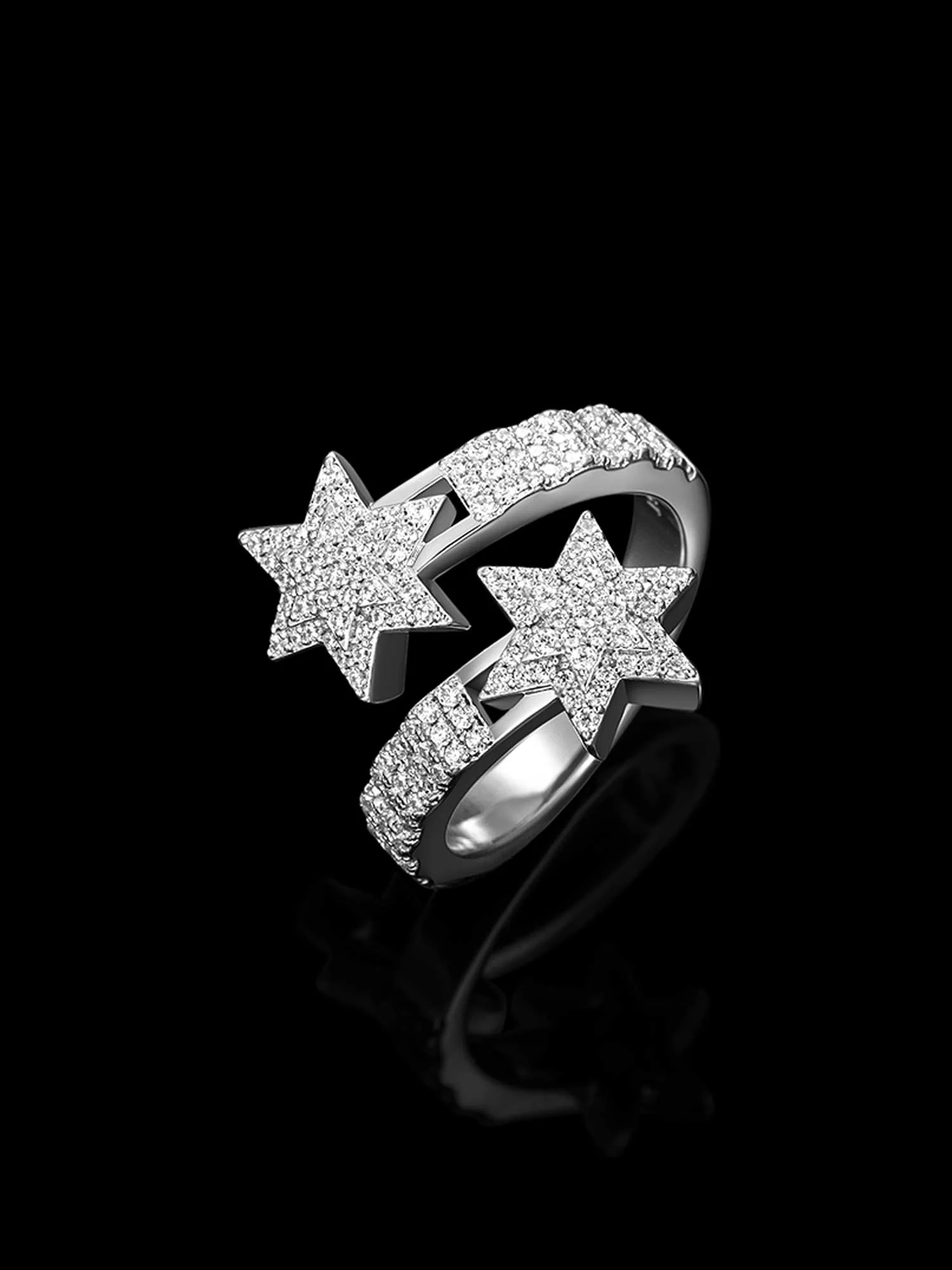 Moissanite Pentagram Ring - Image 2