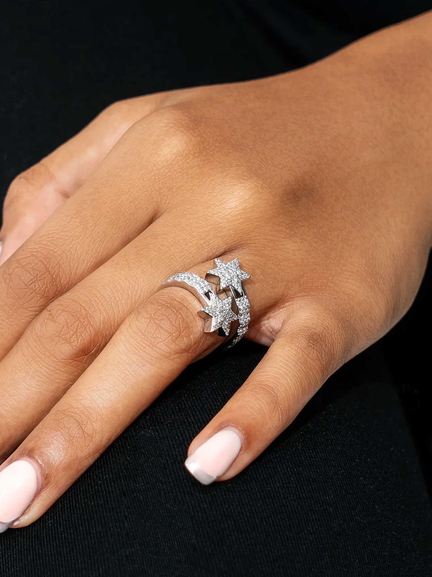 Moissanite Pentagram Ring - Image 6