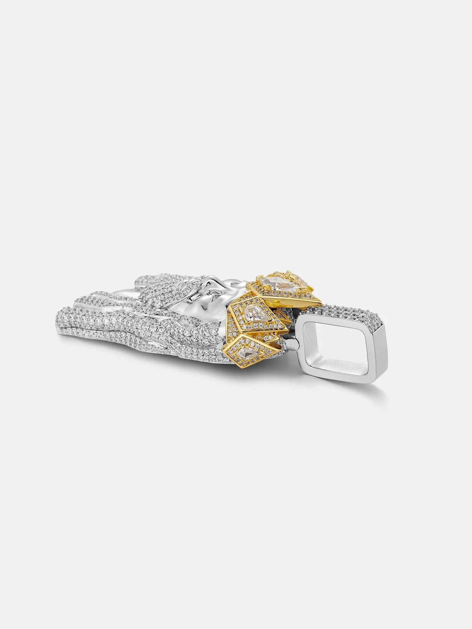 Moissanite Rhombus Crown Of Jesus Pendant - Image 5