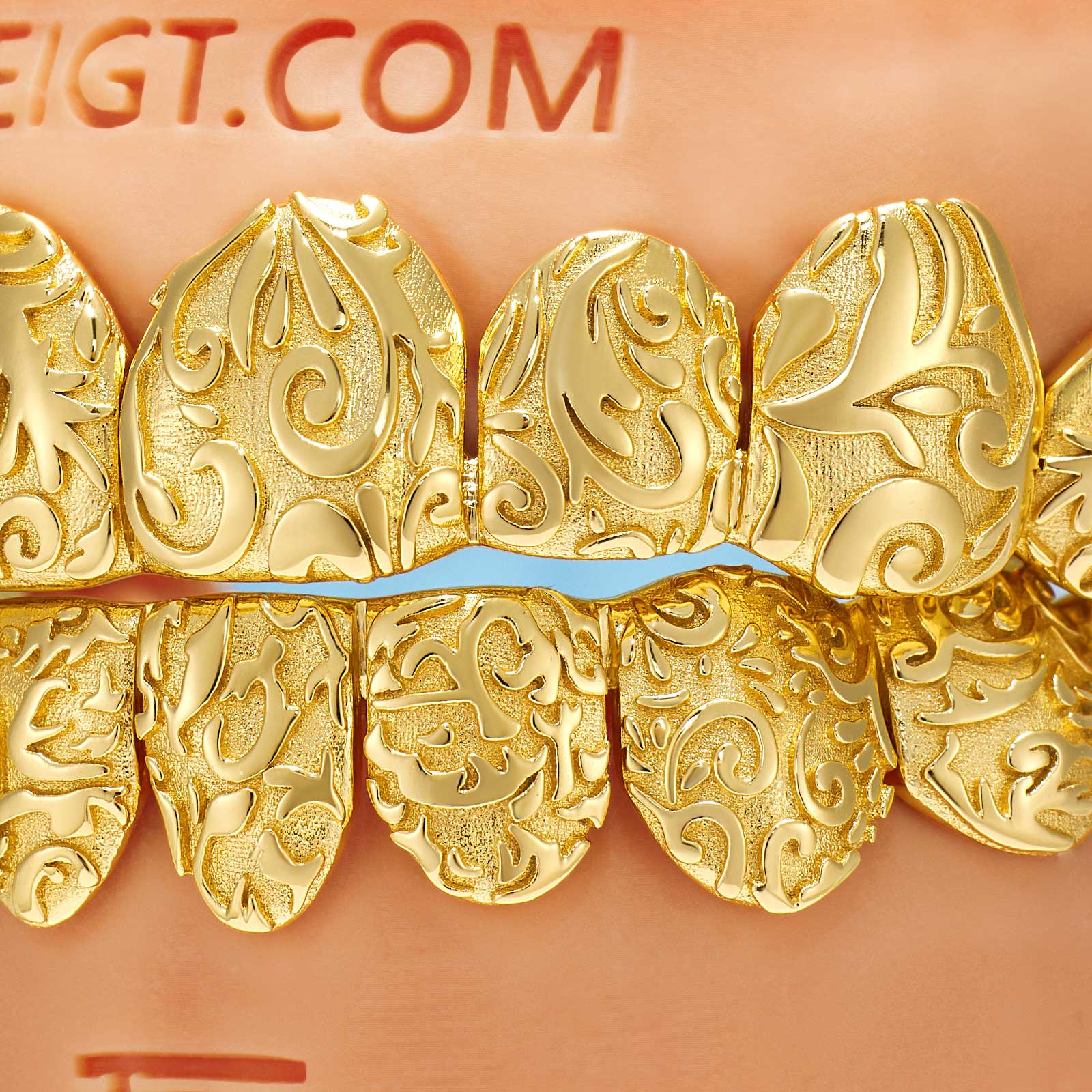 Molten Gold Liquid Metal Grillz - Image 2
