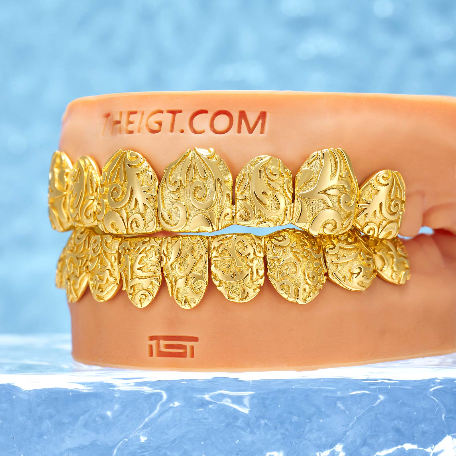 Molten Gold Liquid Metal Grillz - Image 3