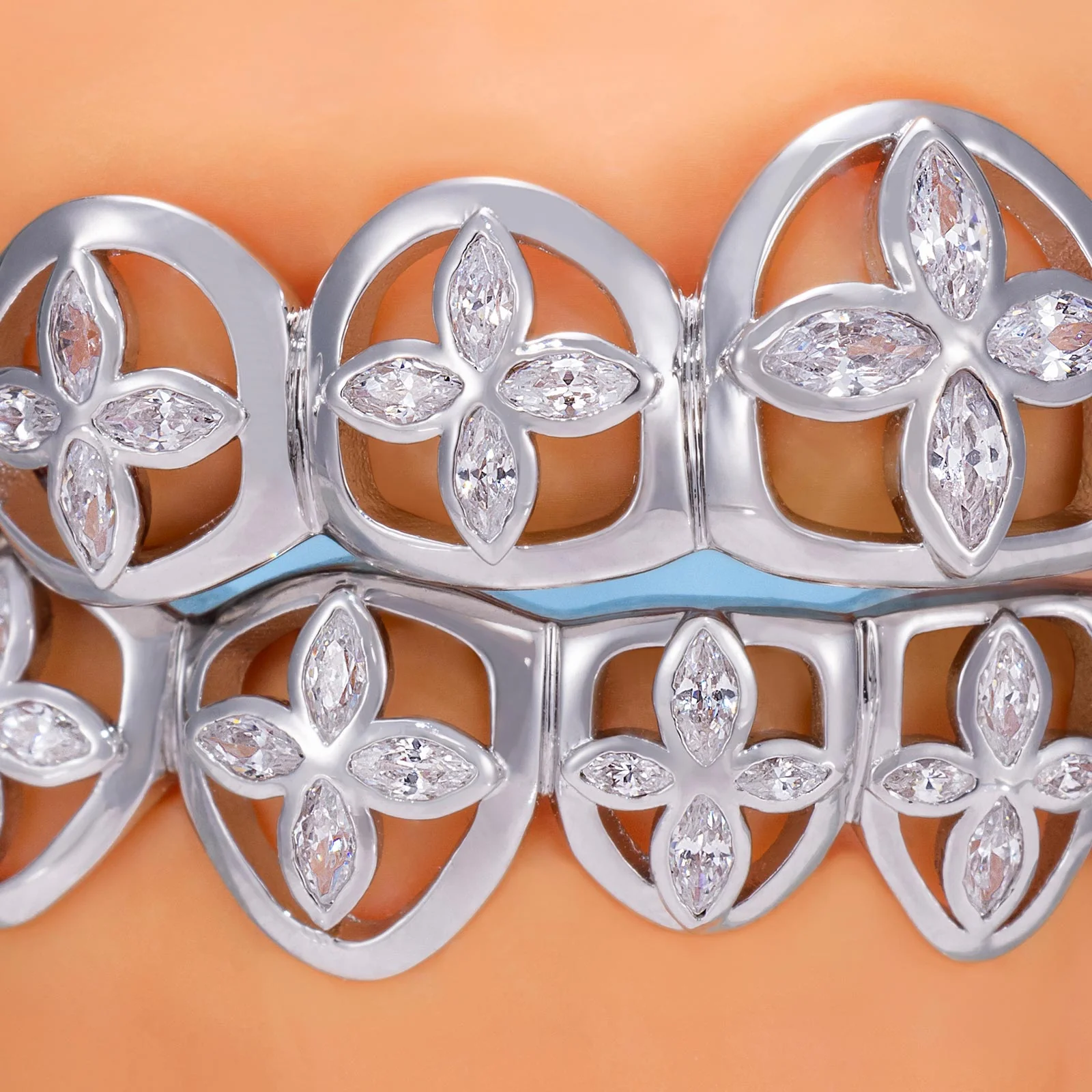 Monogram Clover Cut-Out Grillz - Image 2