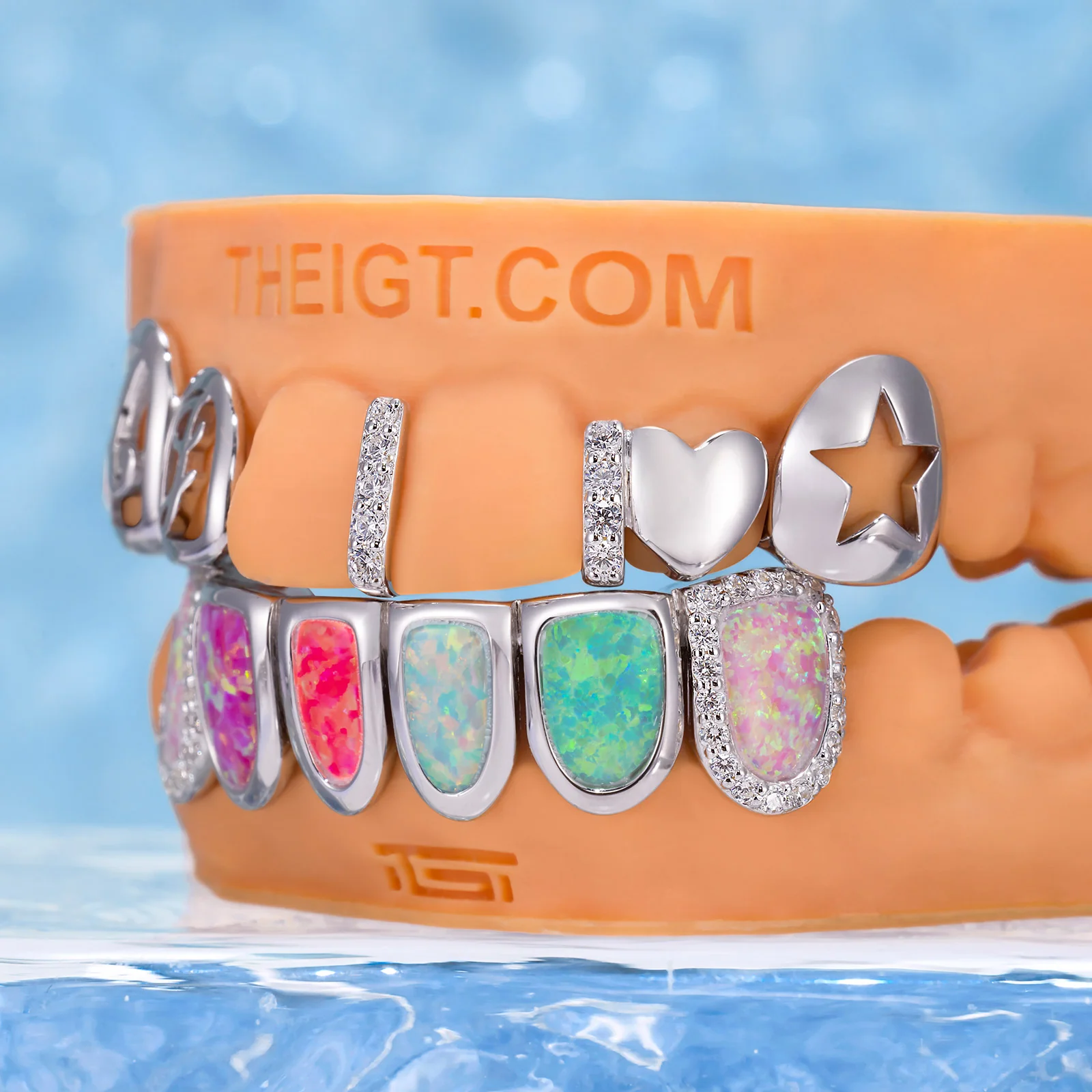Multi-Opal & AJ Letter Grillz - Image 5
