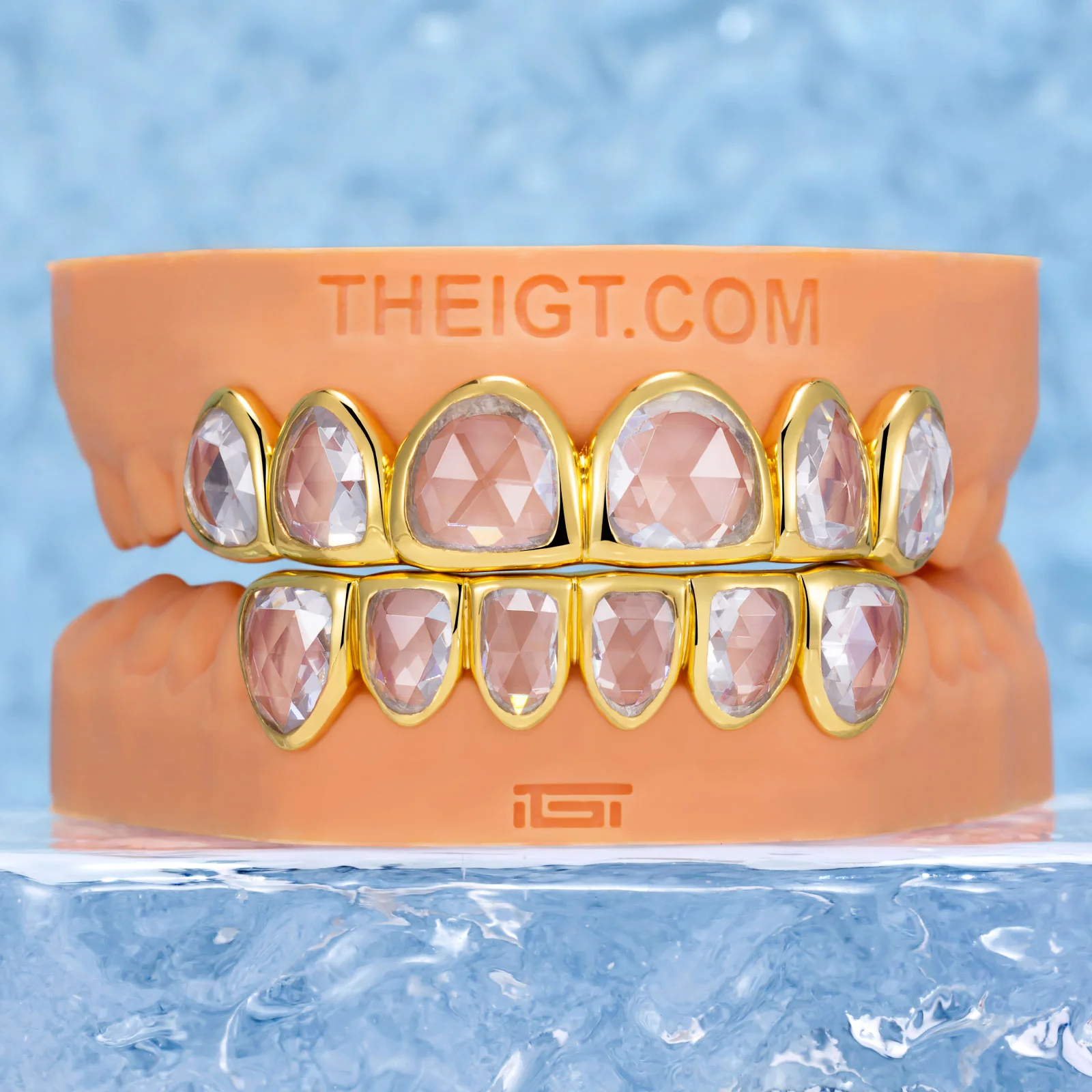 Multicolored Rose Cuts Gemstone Grillz - Image 7
