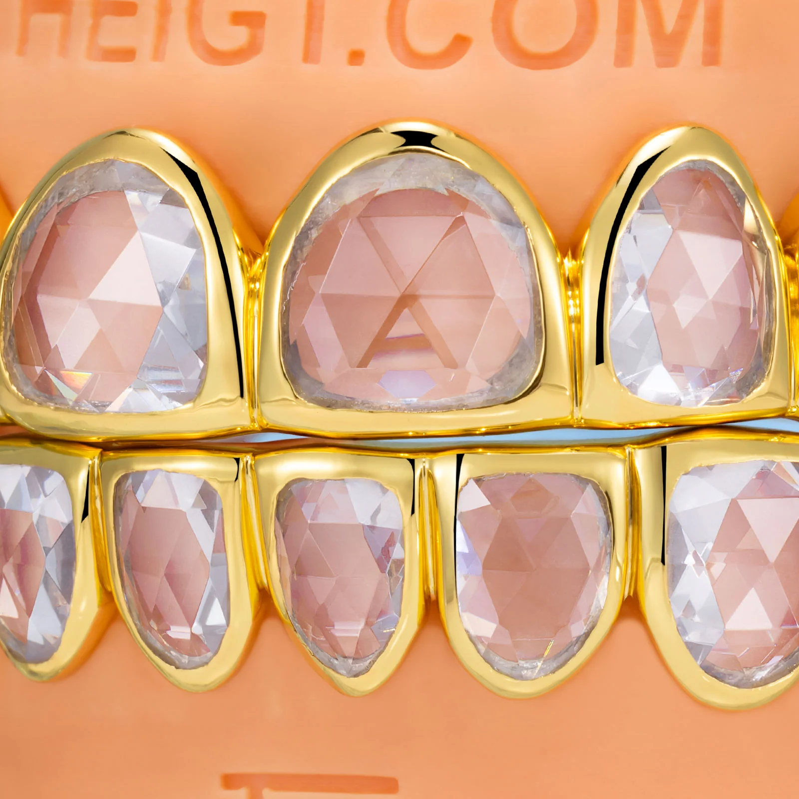 Multicolored Rose Cuts Gemstone Grillz - Image 8