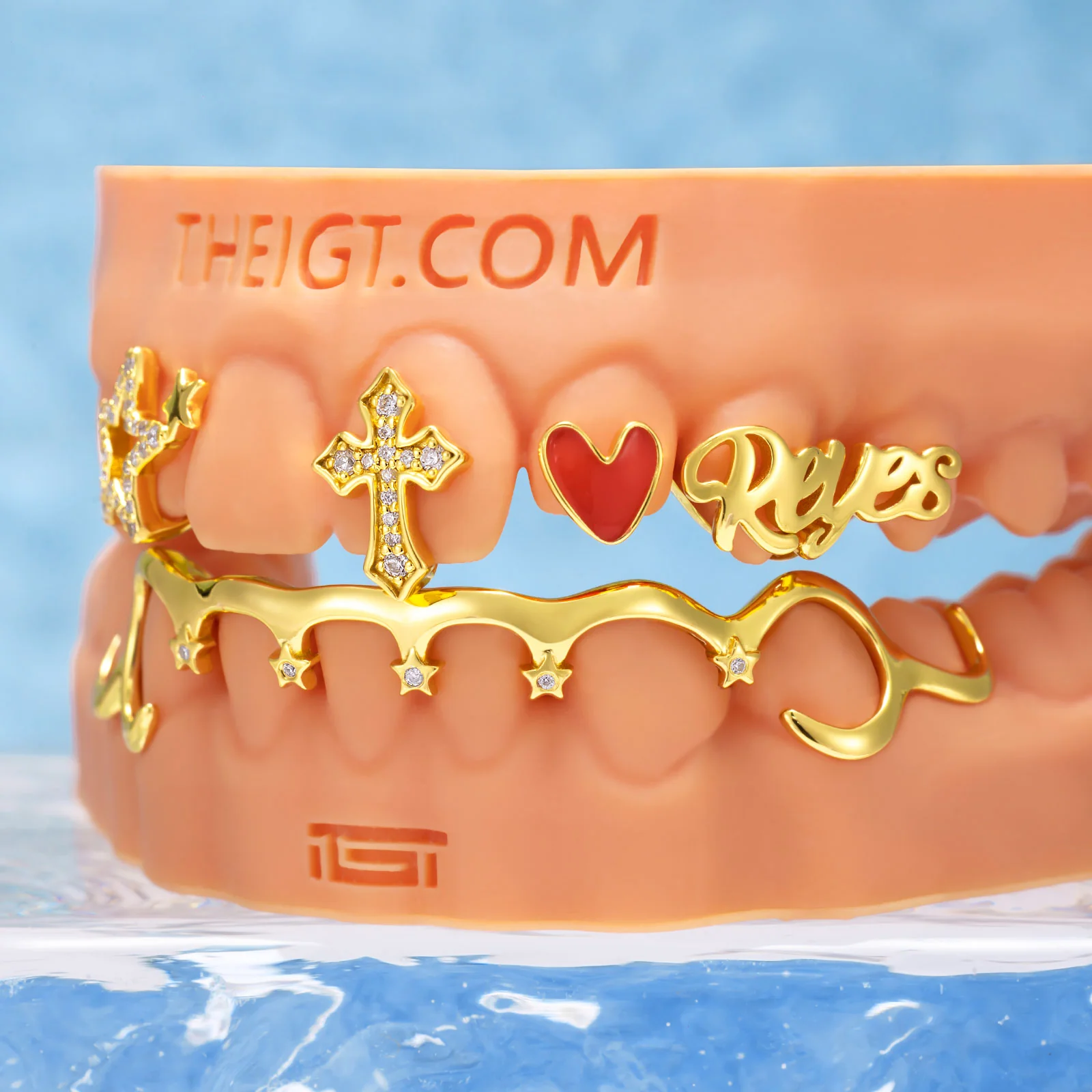 Nameplate Star & Cross Grillz Set - Image 6