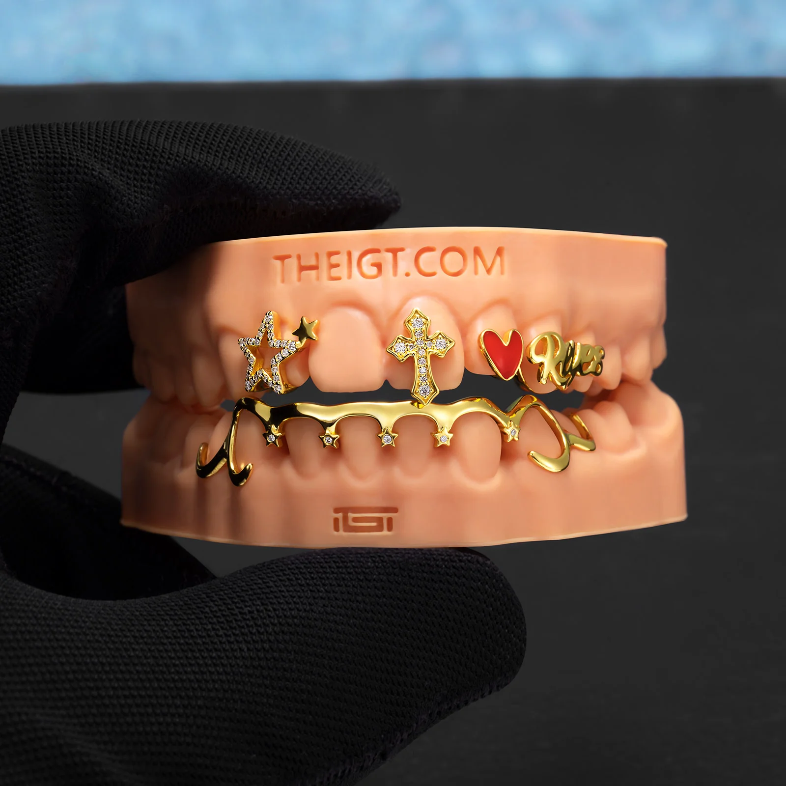 Nameplate Star & Cross Grillz Set - Image 7