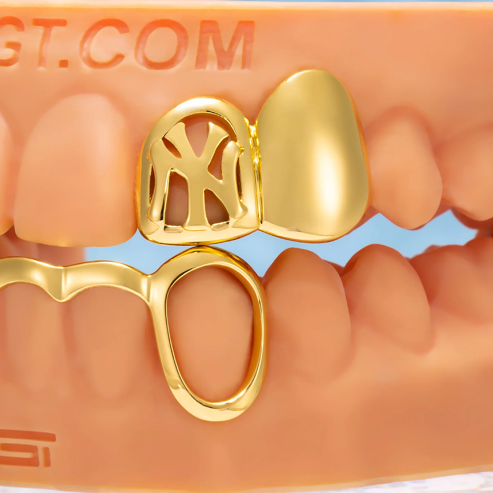 "NY Faith" Iced-Tip Cross & Bridge Bar Set - Image 3