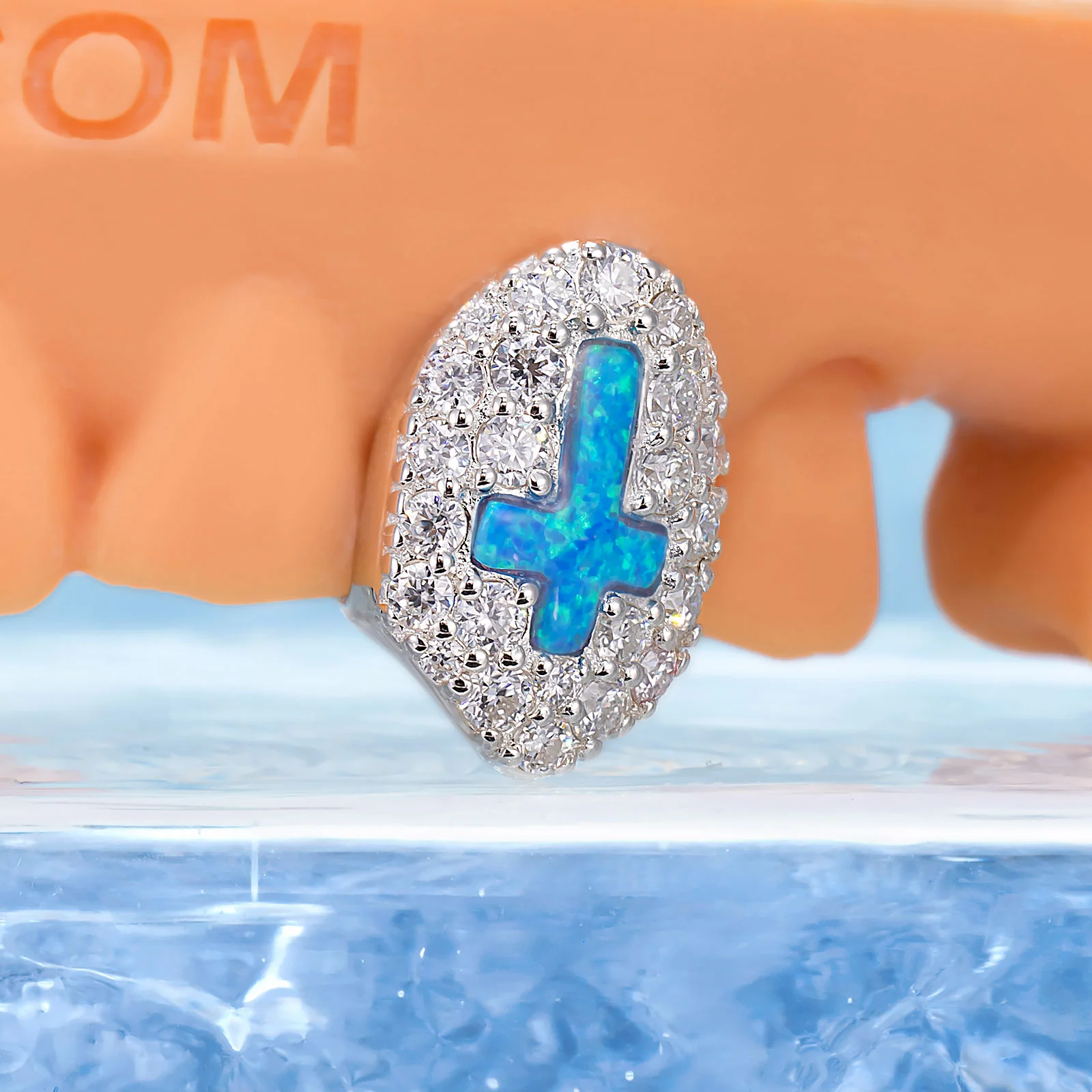 Opal Inverted Cross Caps - Image 2