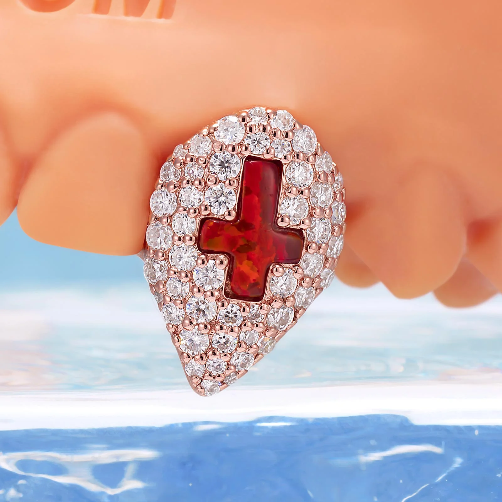 Opal Inverted Cross Caps - Image 4