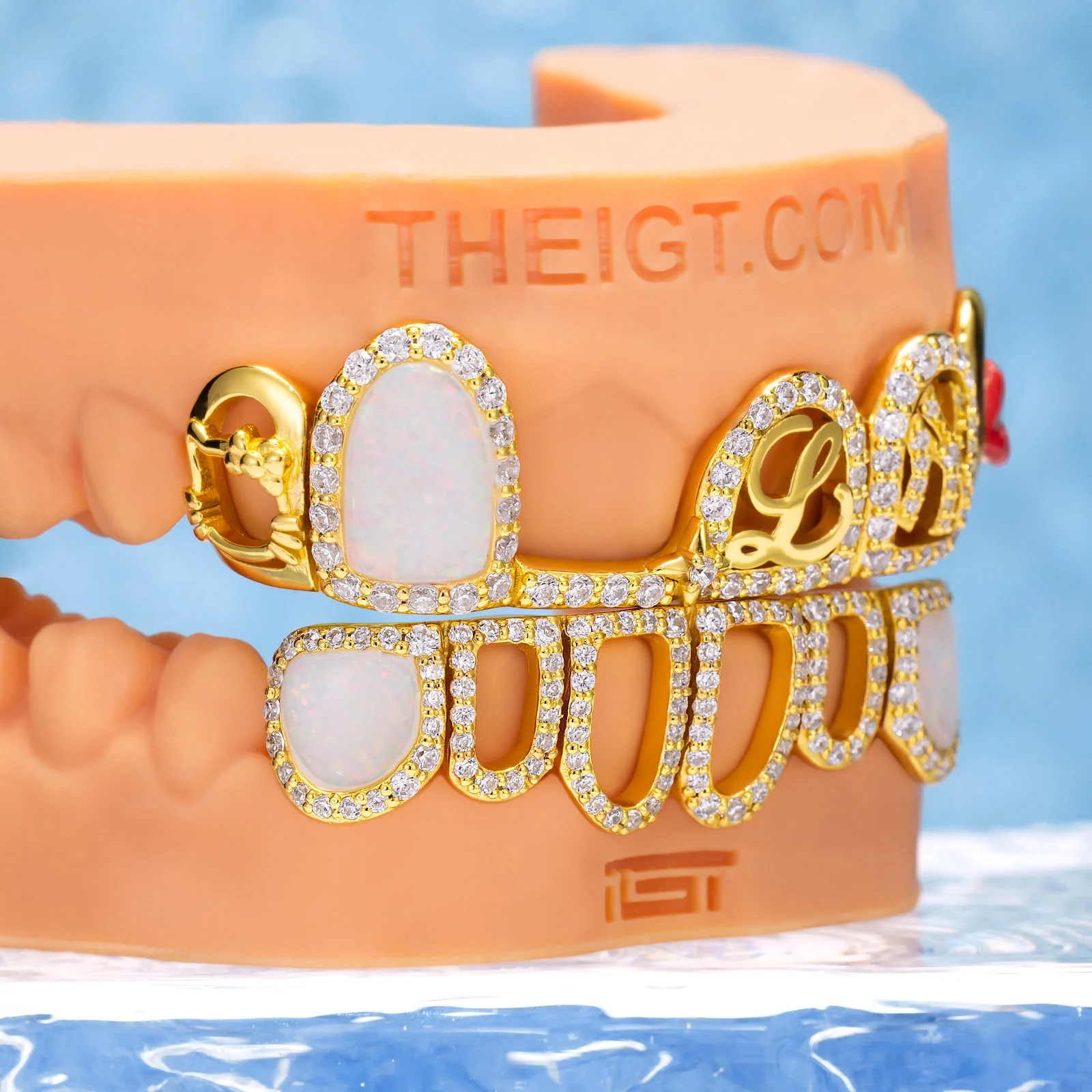 Opal Kitty Script Grillz - Image 4
