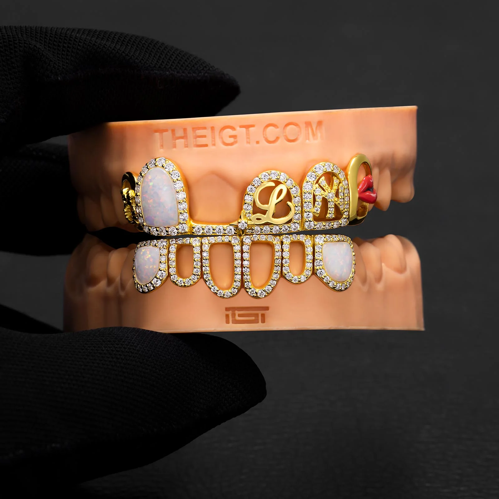Opal Kitty Script Grillz - Image 6