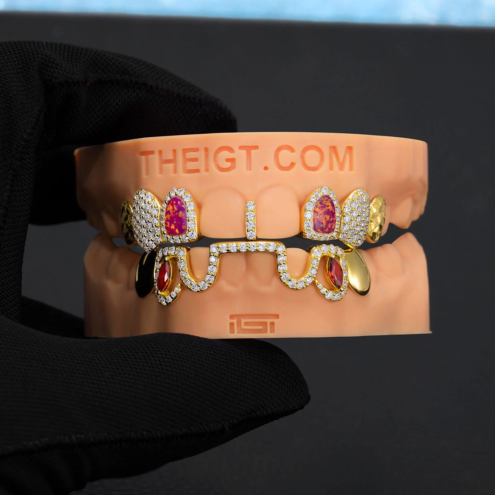 Opal Top & Marquise Ruby Bar - Image 6