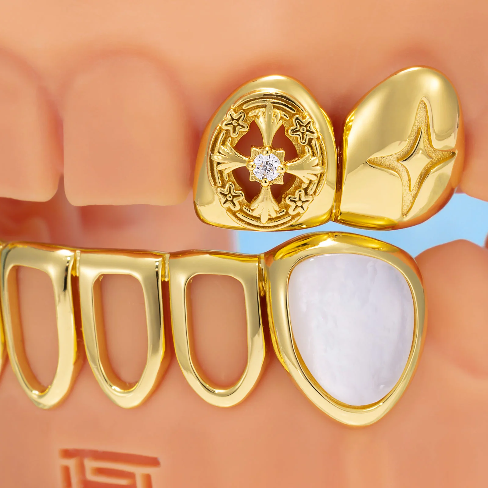 Open Face & Pink Shell Grillz - Image 12