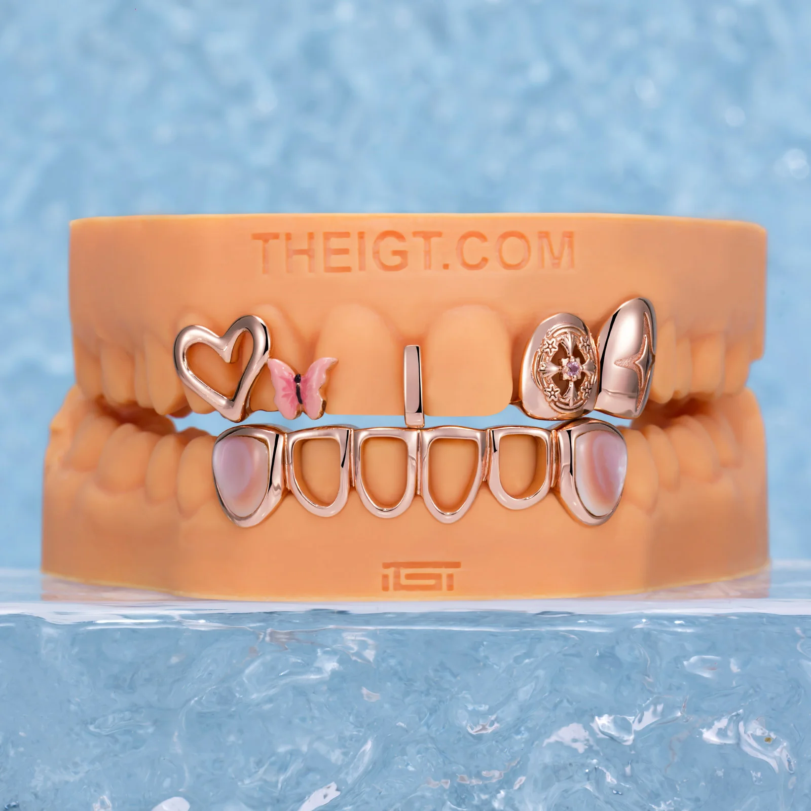 Open Face & Pink Shell Grillz - Image 5