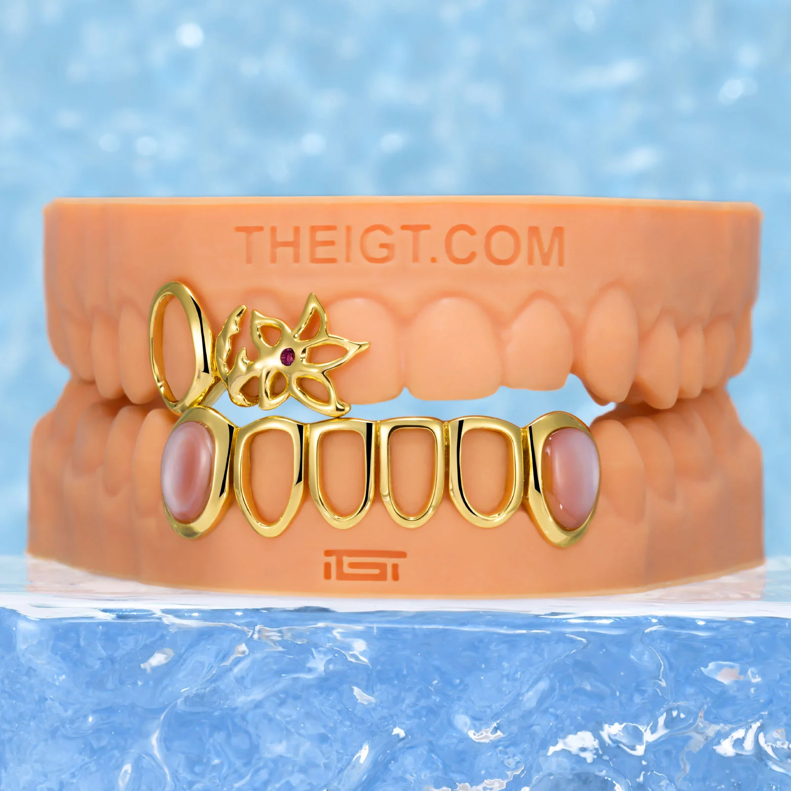 Open Face & Pink Shell Grillz - Image 8