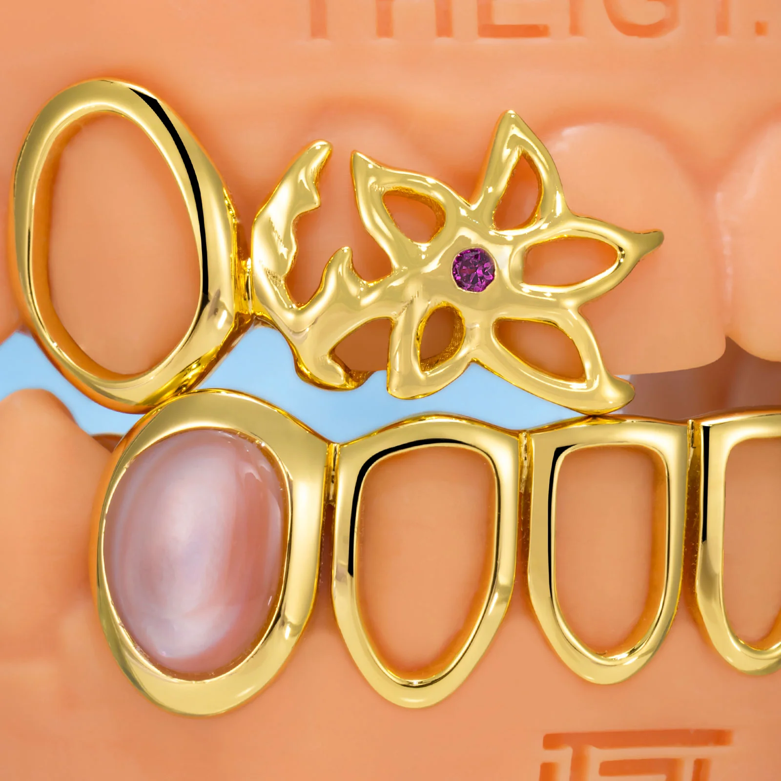 Open Face & Pink Shell Grillz - Image 9