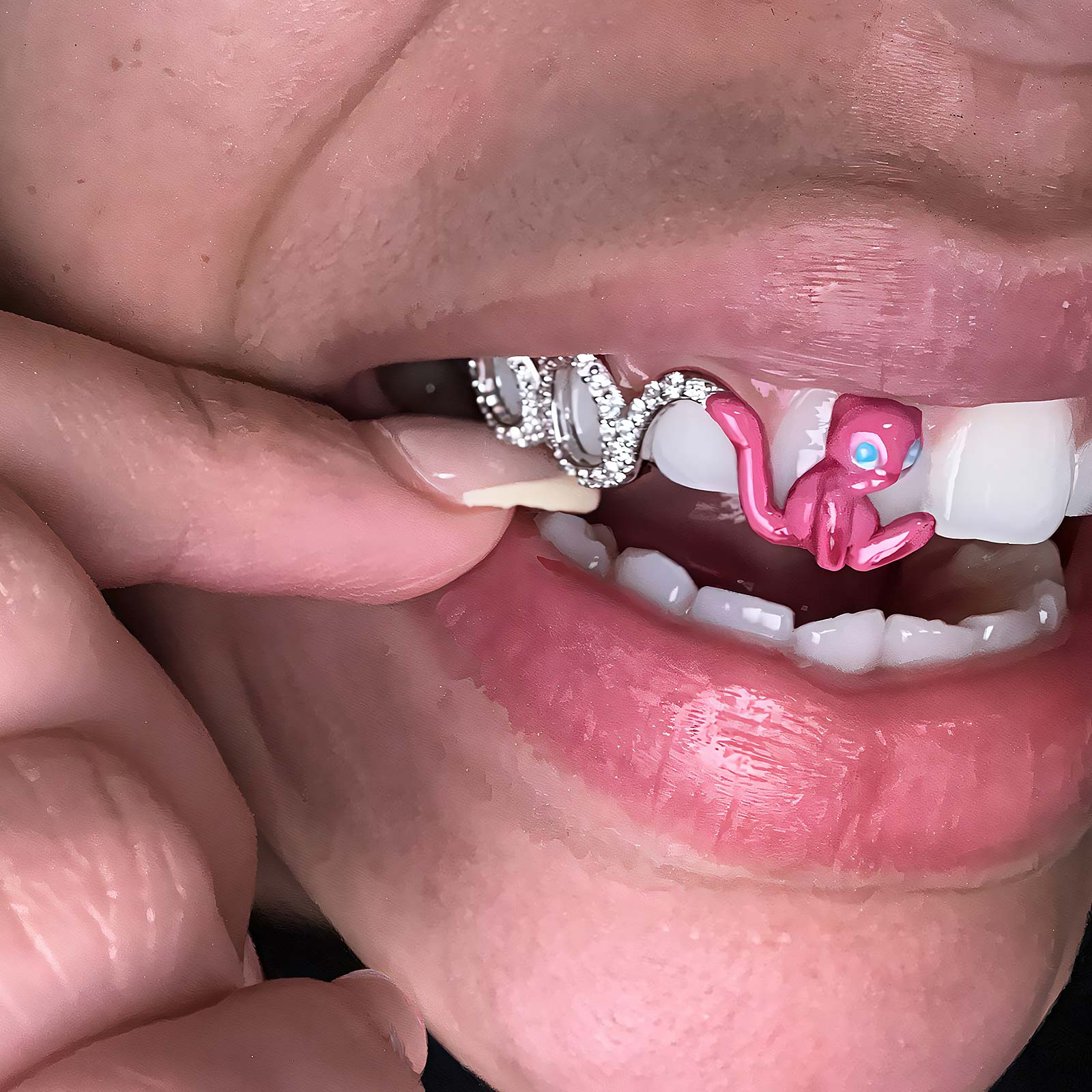 Open Face W Meow Grillz - Image 8