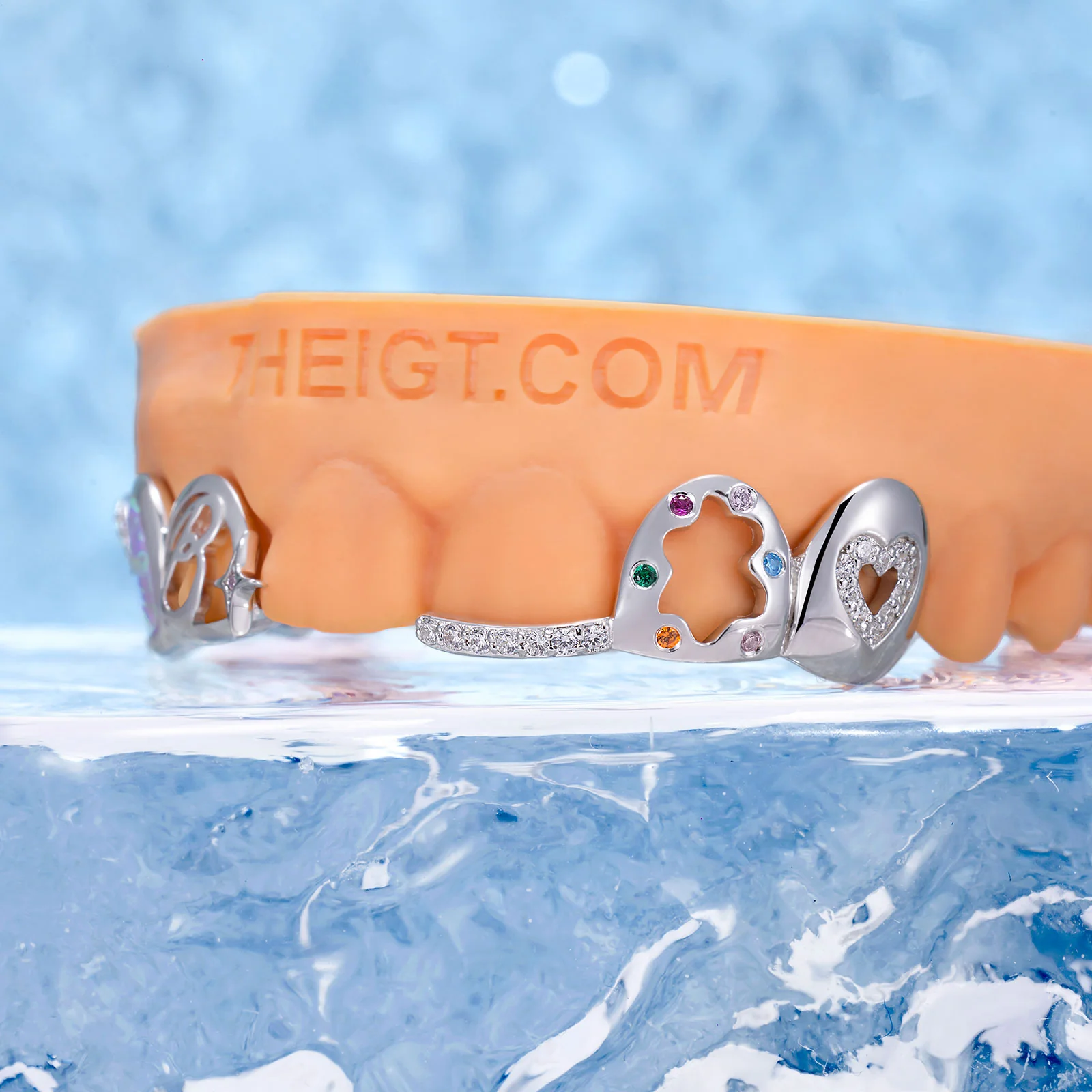 Open Heart With Star & Gems - Image 5