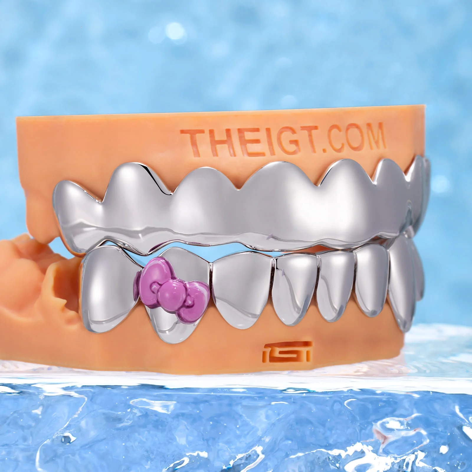 Pink Bow Grillz - Image 4