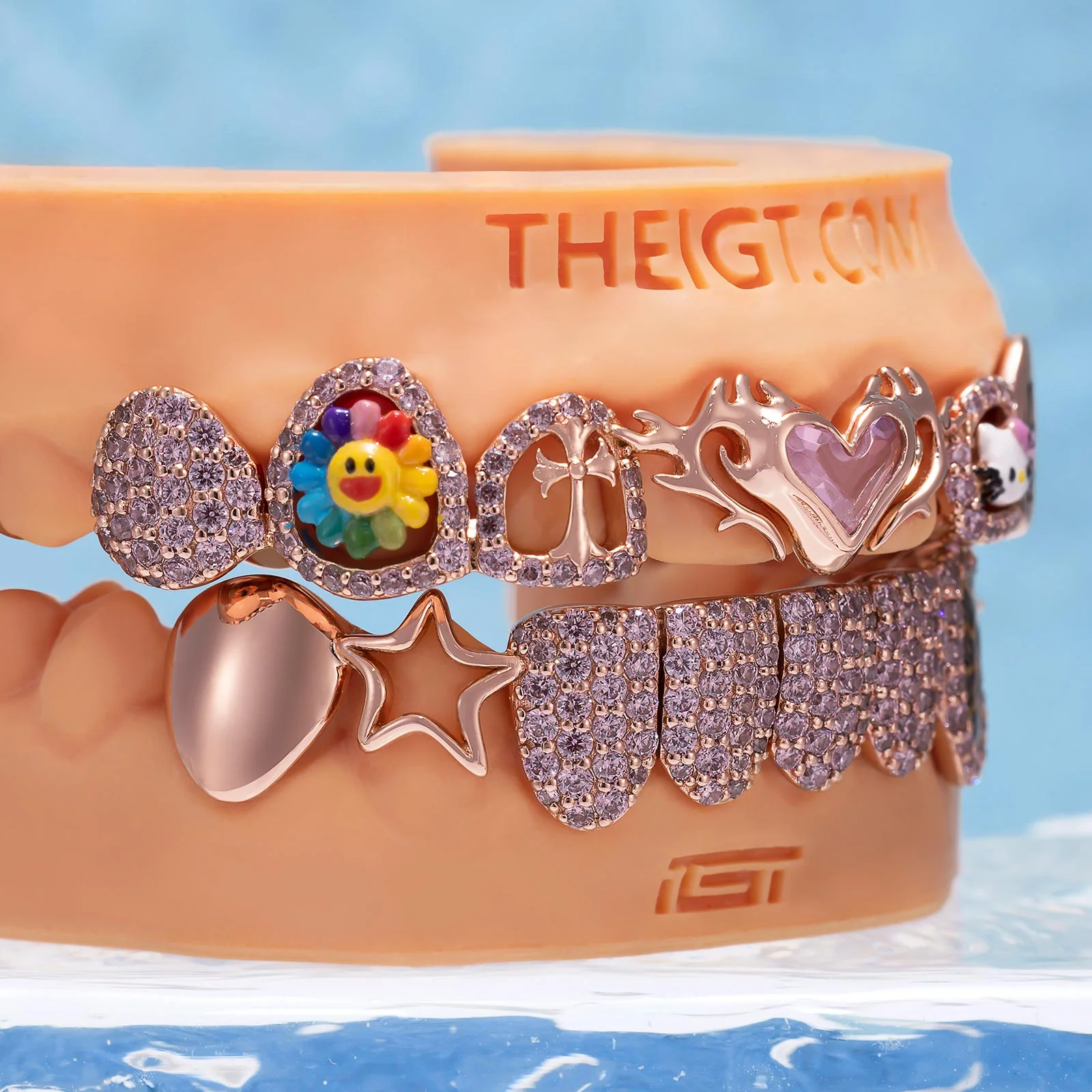 Pink Heart & Sunflower Grillz - Image 5