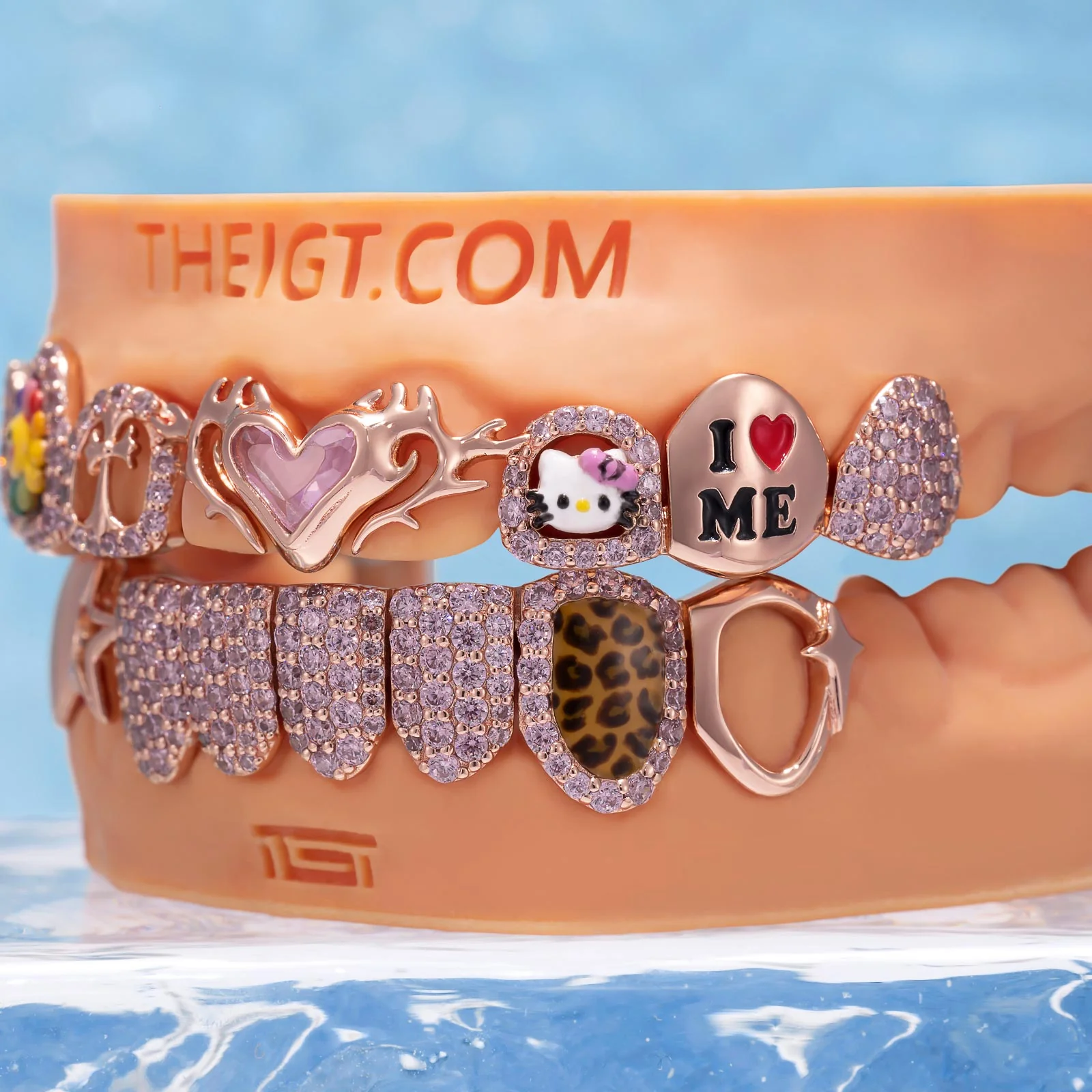 Pink Heart & Sunflower Grillz - Image 6