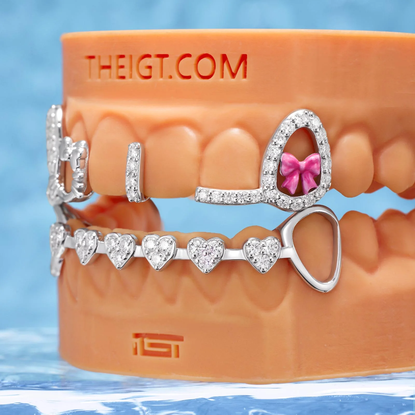 Pink Ribbon Kitty Aesthetic Grillz - Image 5