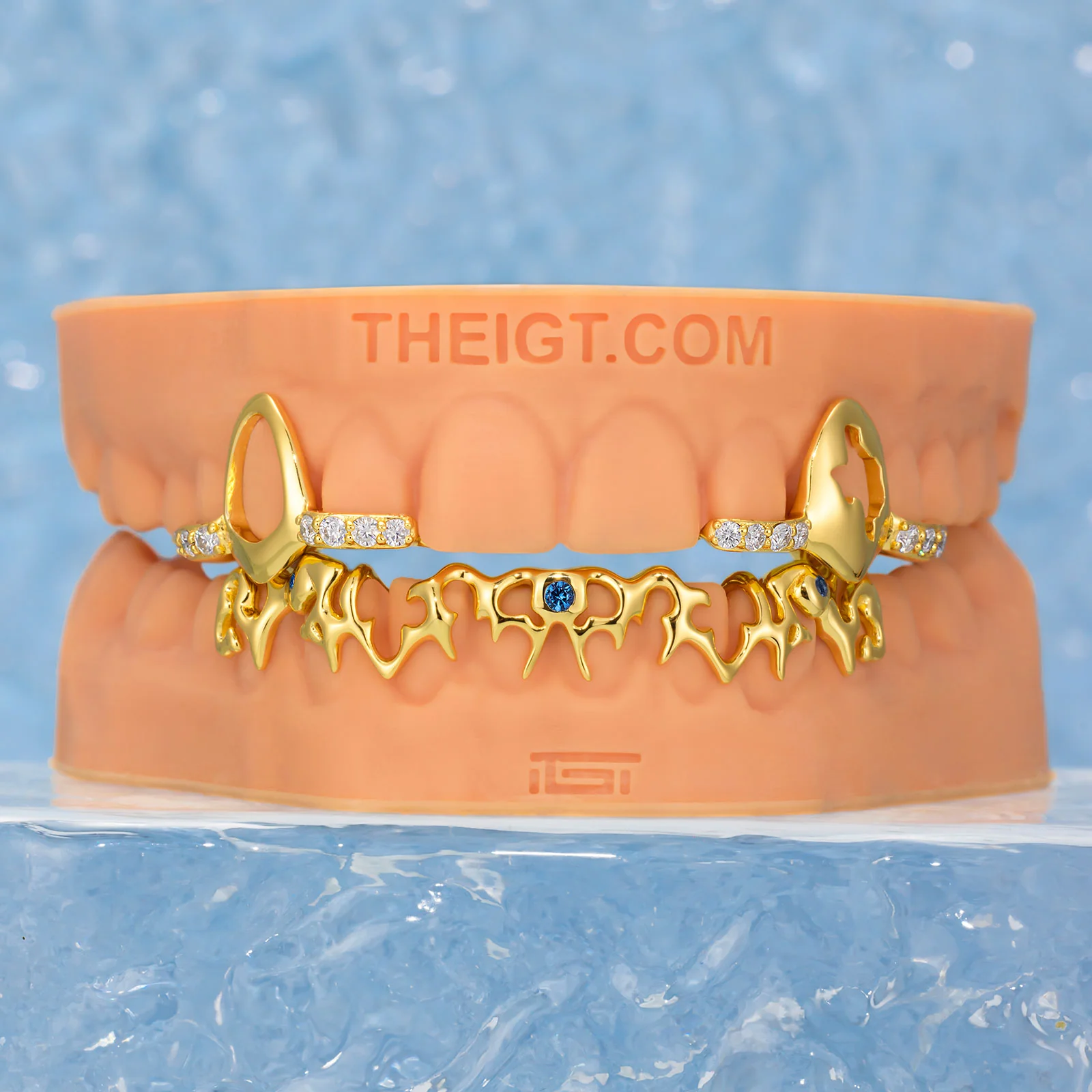 Pink Sapphires On Thorn Grillz - Image 7